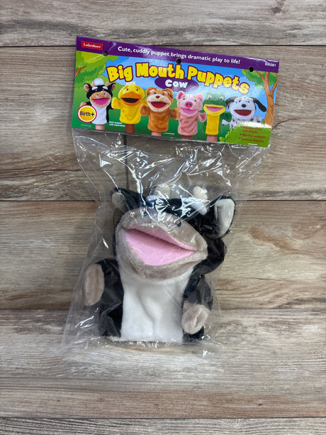 NEW Lakeshore Big Mouth Puppets Cow - Me n Mommy To Be