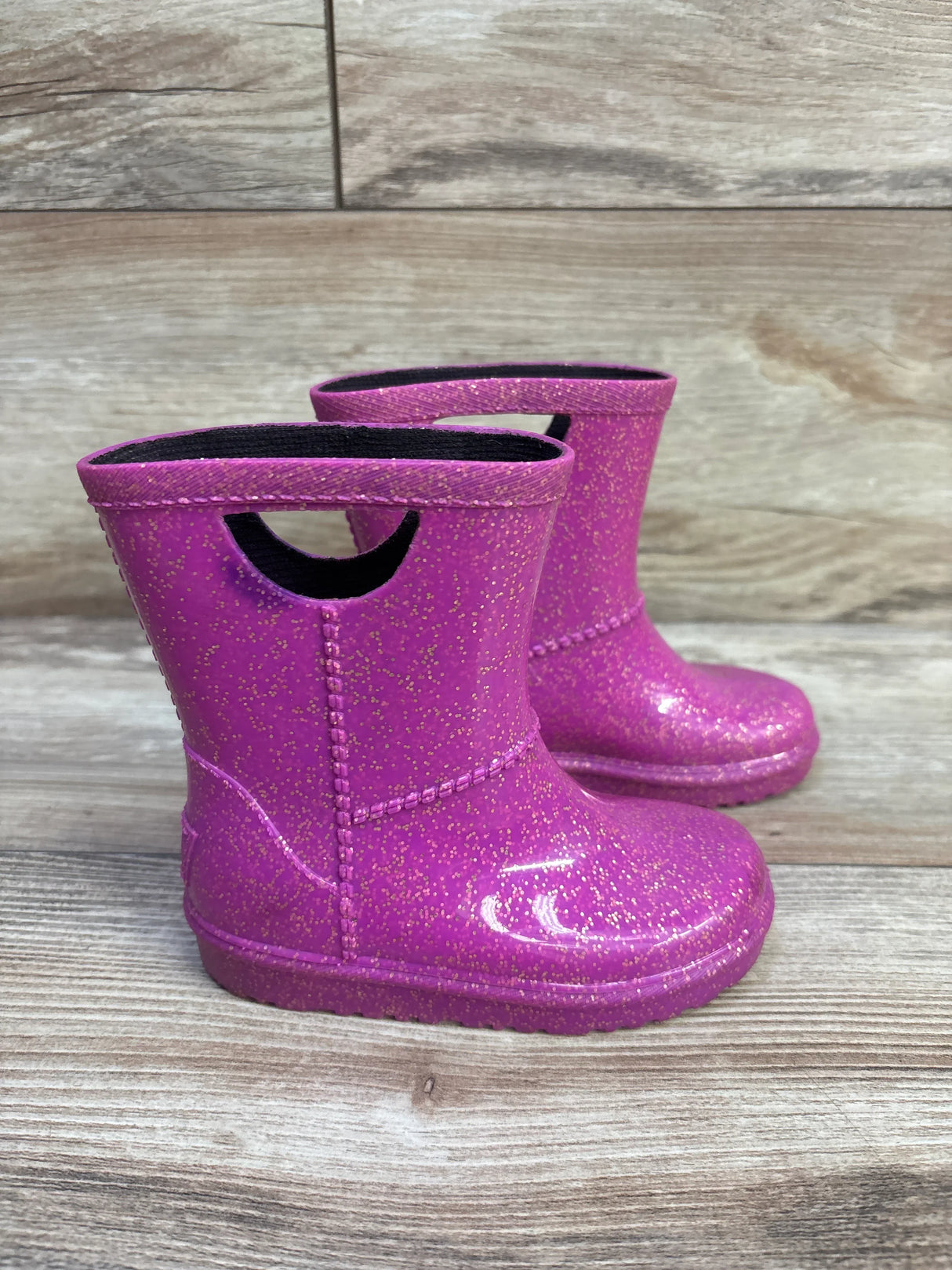 UGG Rahjee Glitter Rain Boots Pink sz 5c
