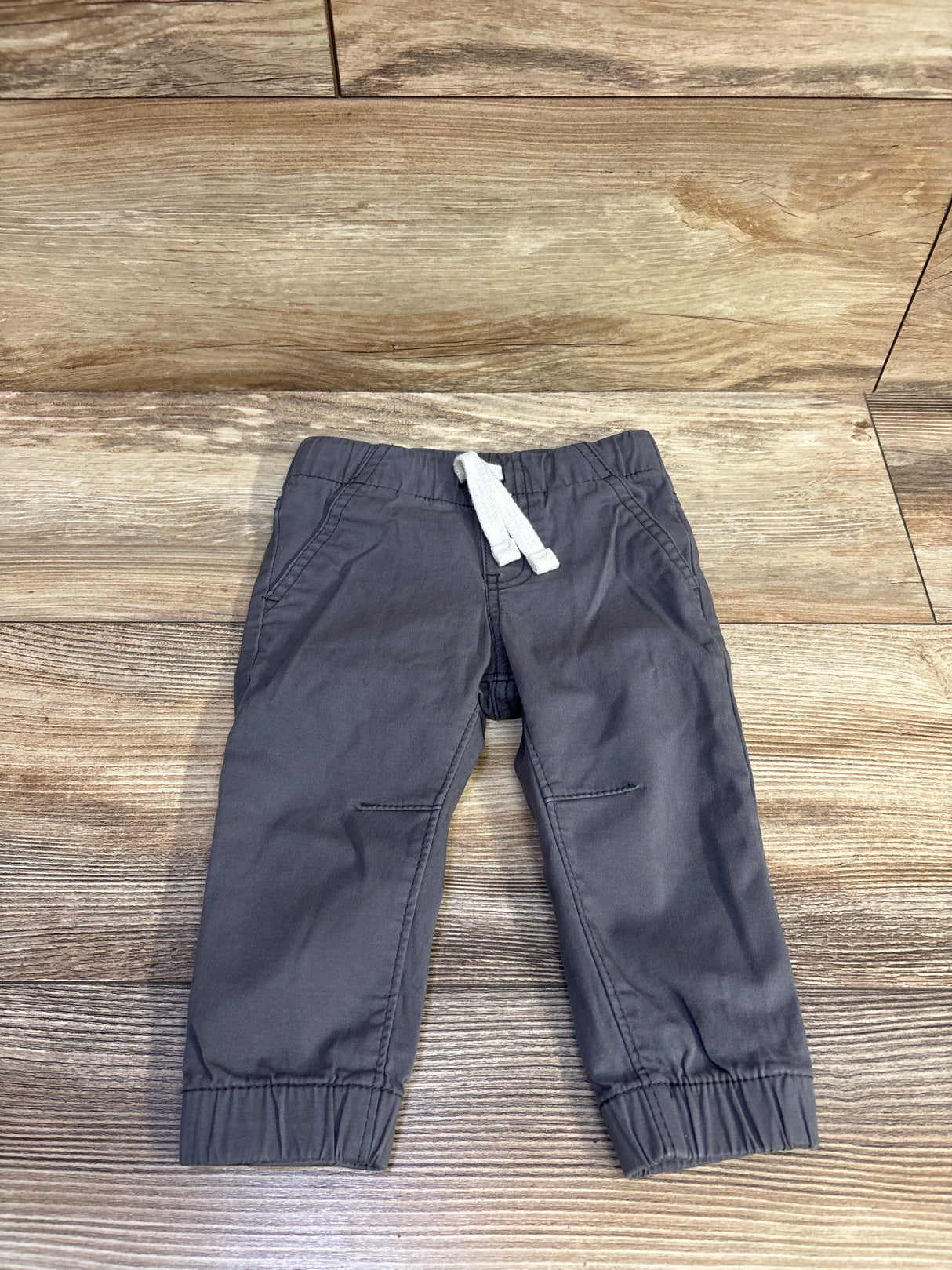 Cat & Jack Drawstring Cotton Joggers Grey sz 12m