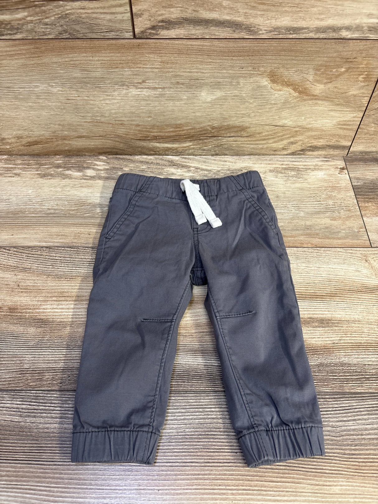 Cat & Jack Drawstring Cotton Joggers Grey sz 12m