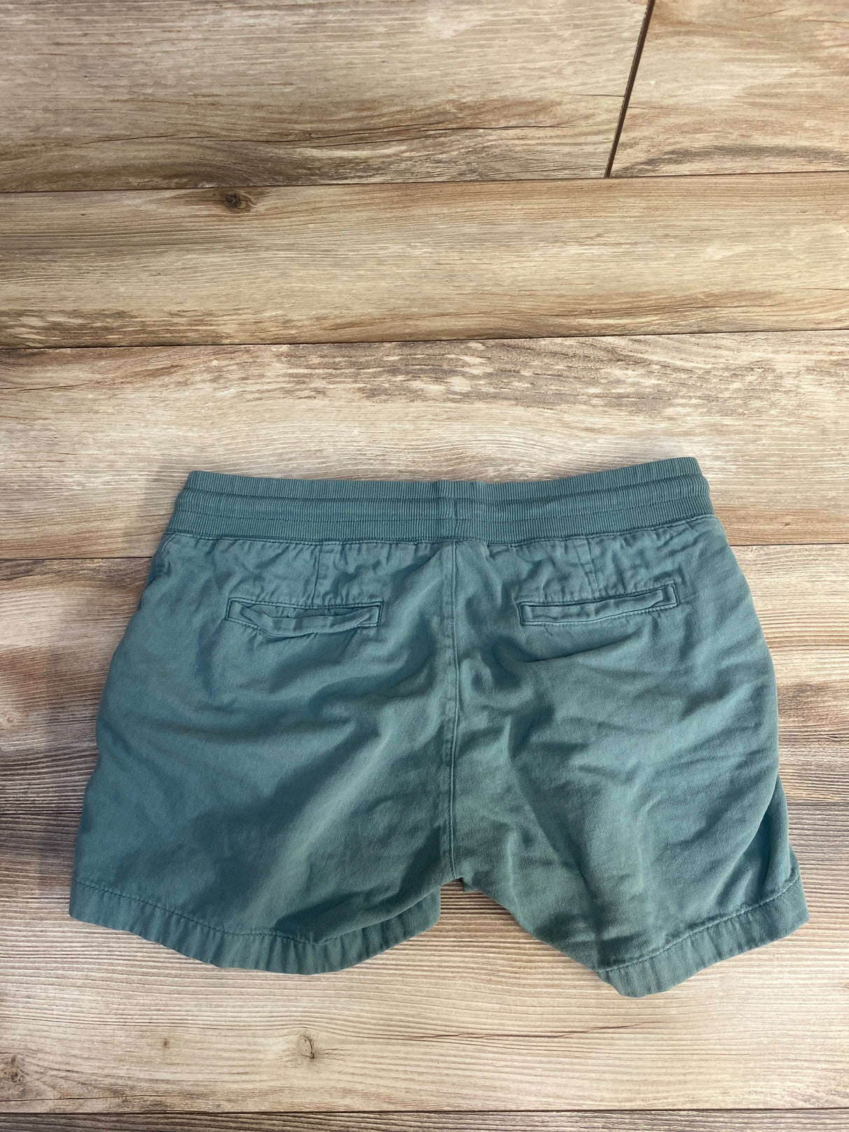 Gap Maternity Under Belly Linen-Cotton Easy Shorts Green sz Small - Me n Mommy To Be