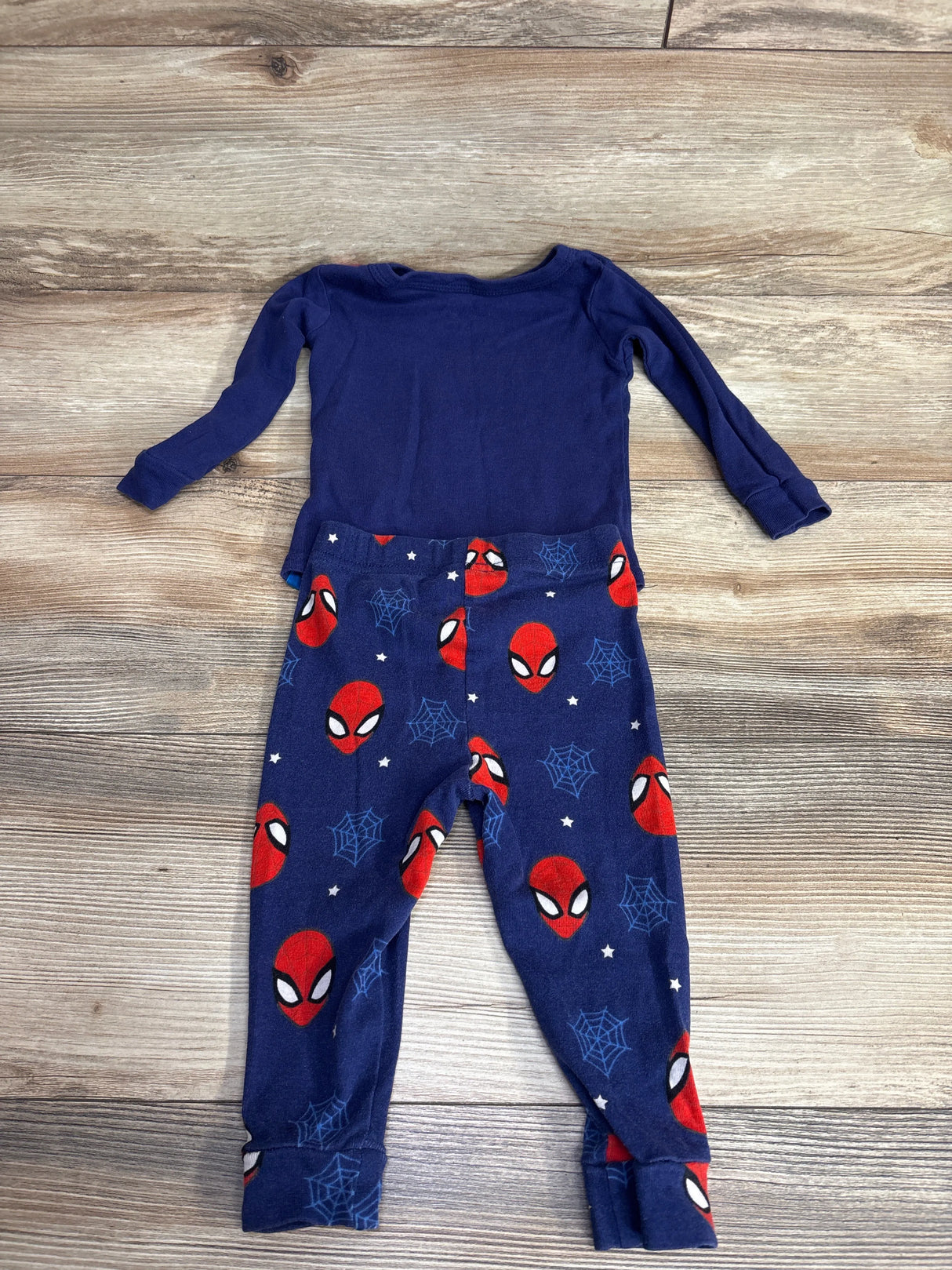 Marvel 2pc Spiderman Pajama Set Navy sz 18m