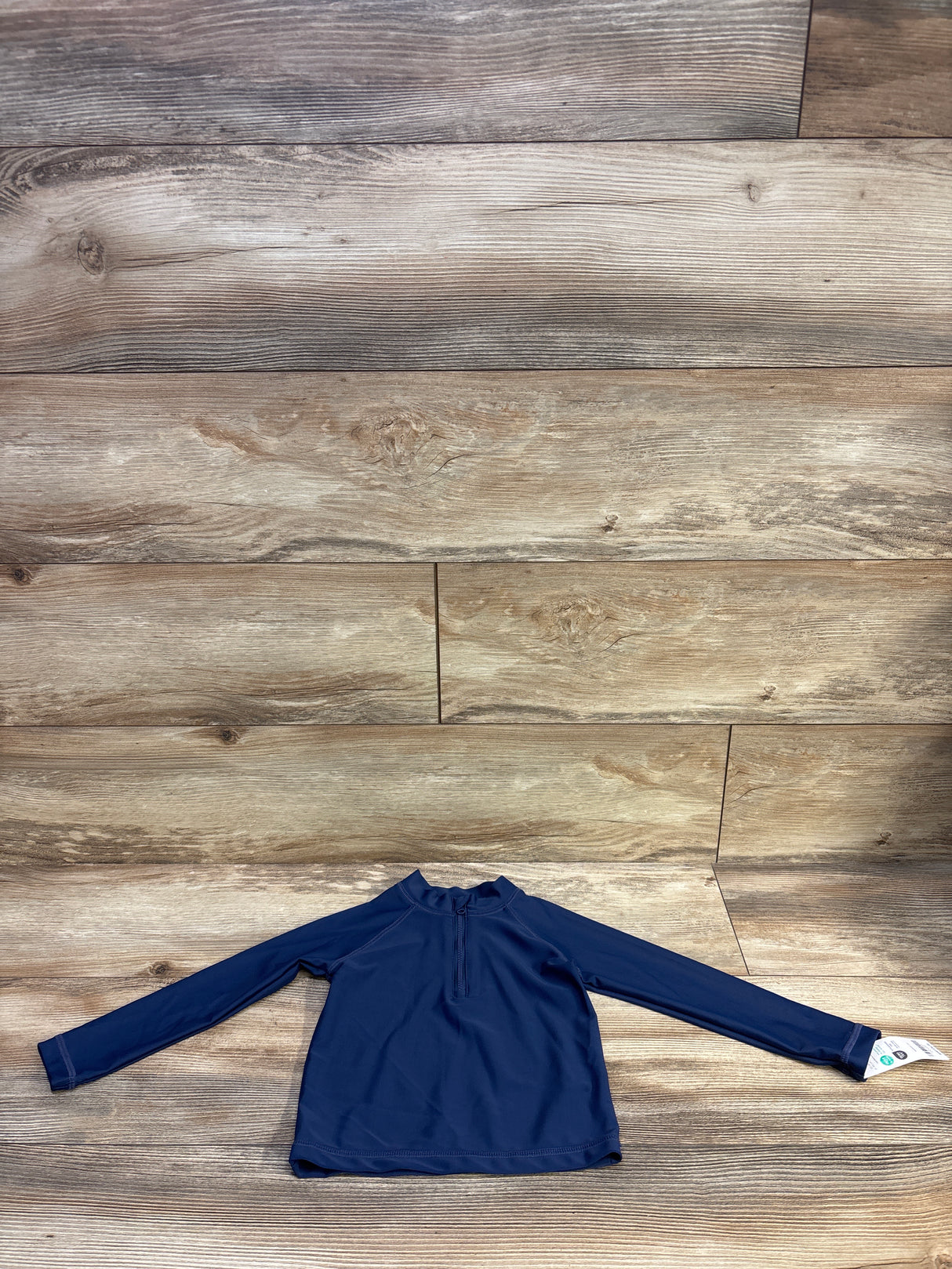 NEW Carter's Quarter Zip Rash Guard Shirt Navy sz 24m