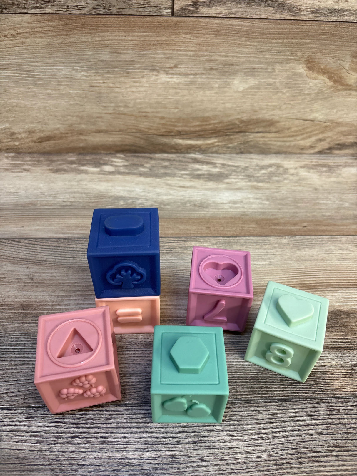 Mini Tudou Soft Building Blocks 12pk 6m+