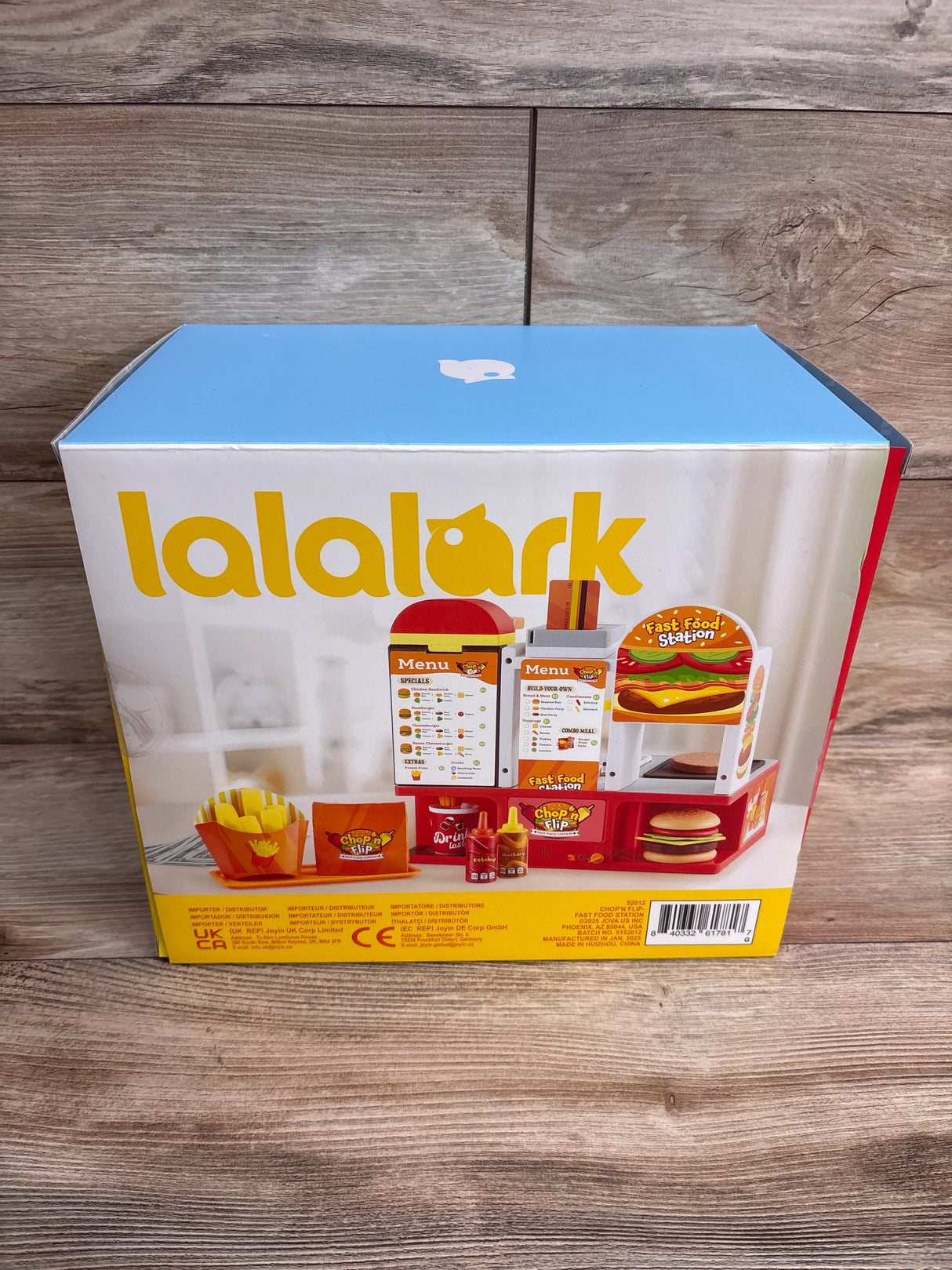 NEW Lalalark Chop 'N Flip Fast Food Station