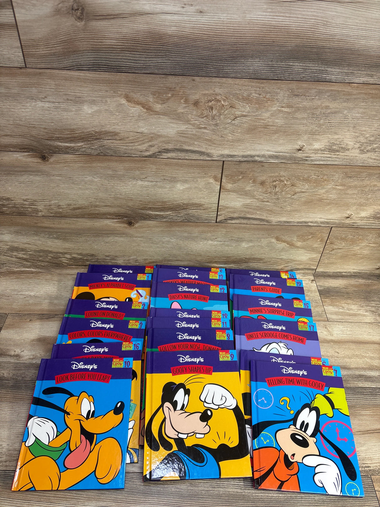 Disney's Read and Grow Library Mickey Mouse Hardcover Book Set 19pk