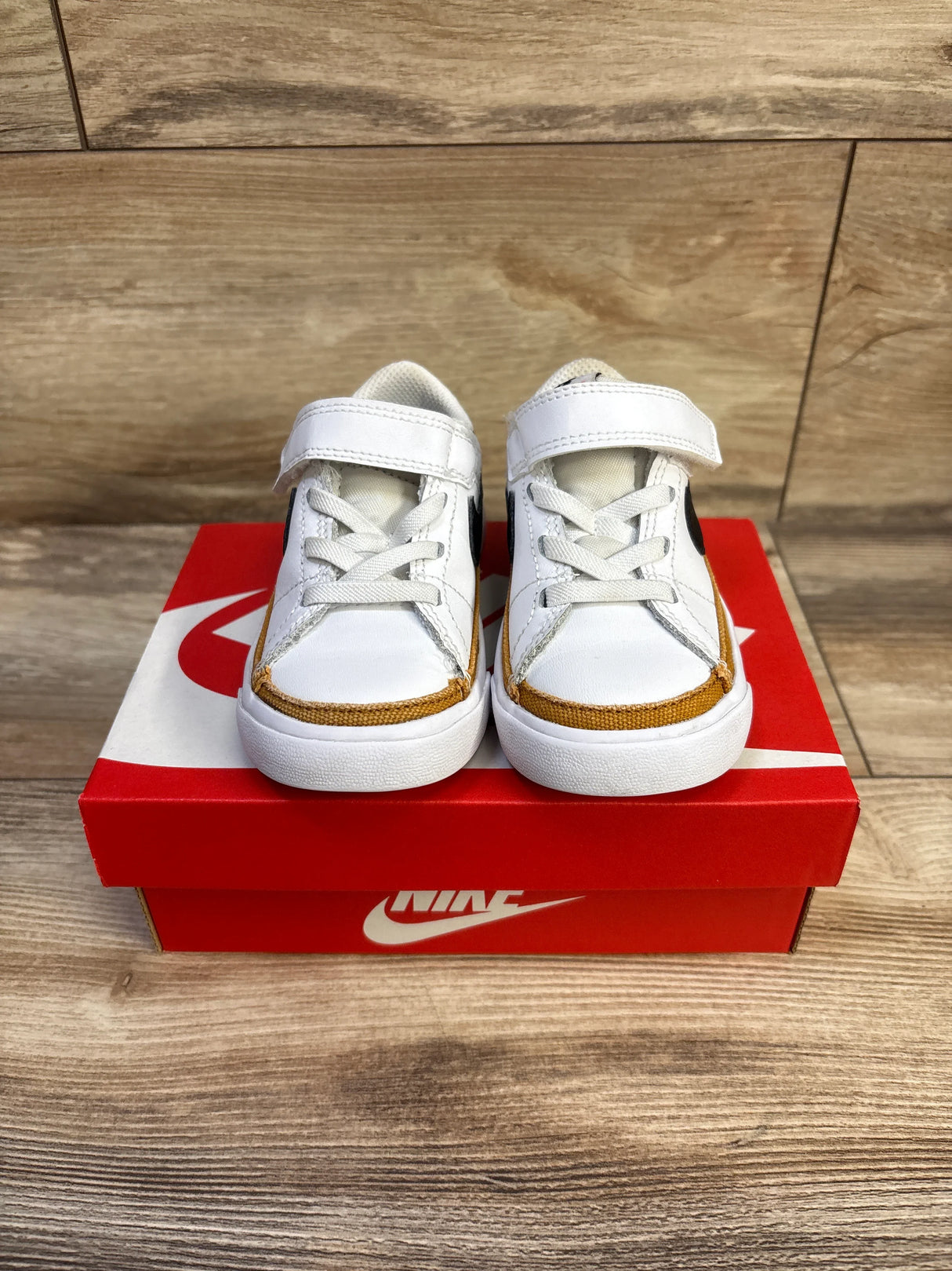 Nike Court Legacy TD 'White Desert Ochre' Sneakers sz 7c