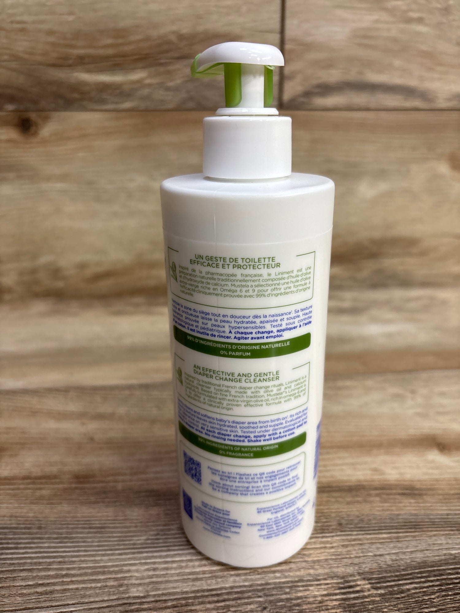 NEW Mustela Liniment Diaper Change Cleanser 400mL