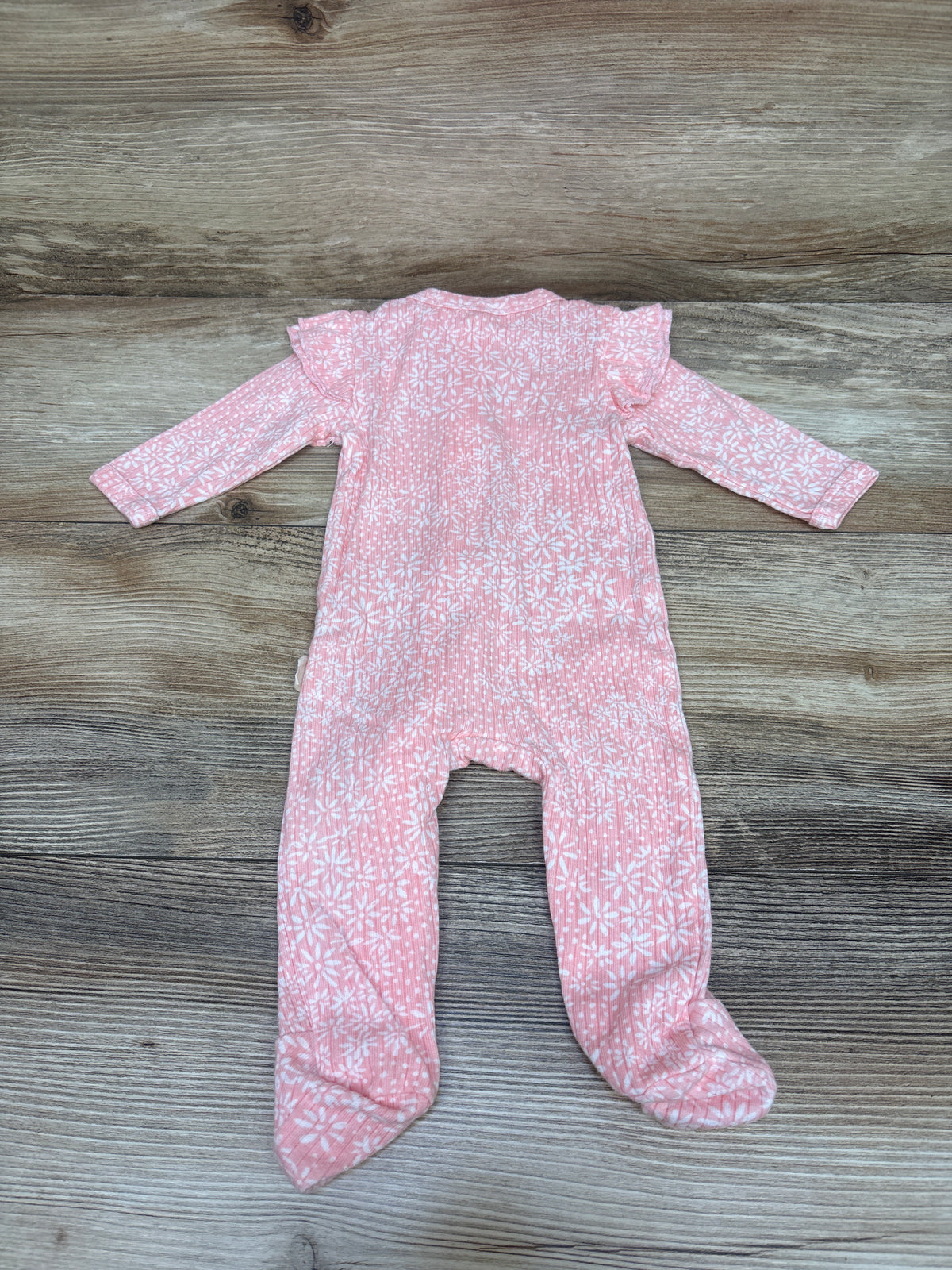 Rabbit + Bear Organic Ribbed Sleeper Pink sz 0-3m