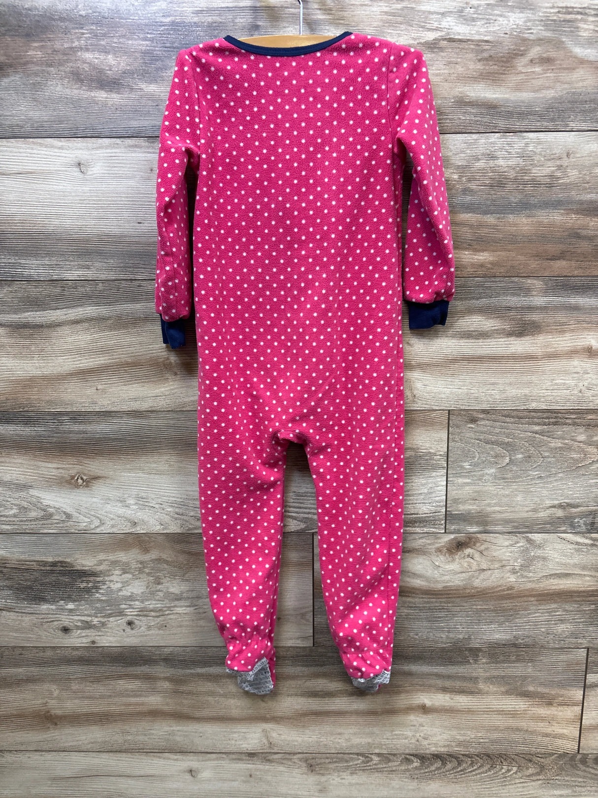 Kids Headquarters Heart Blanket Sleeper Pink sz 4T