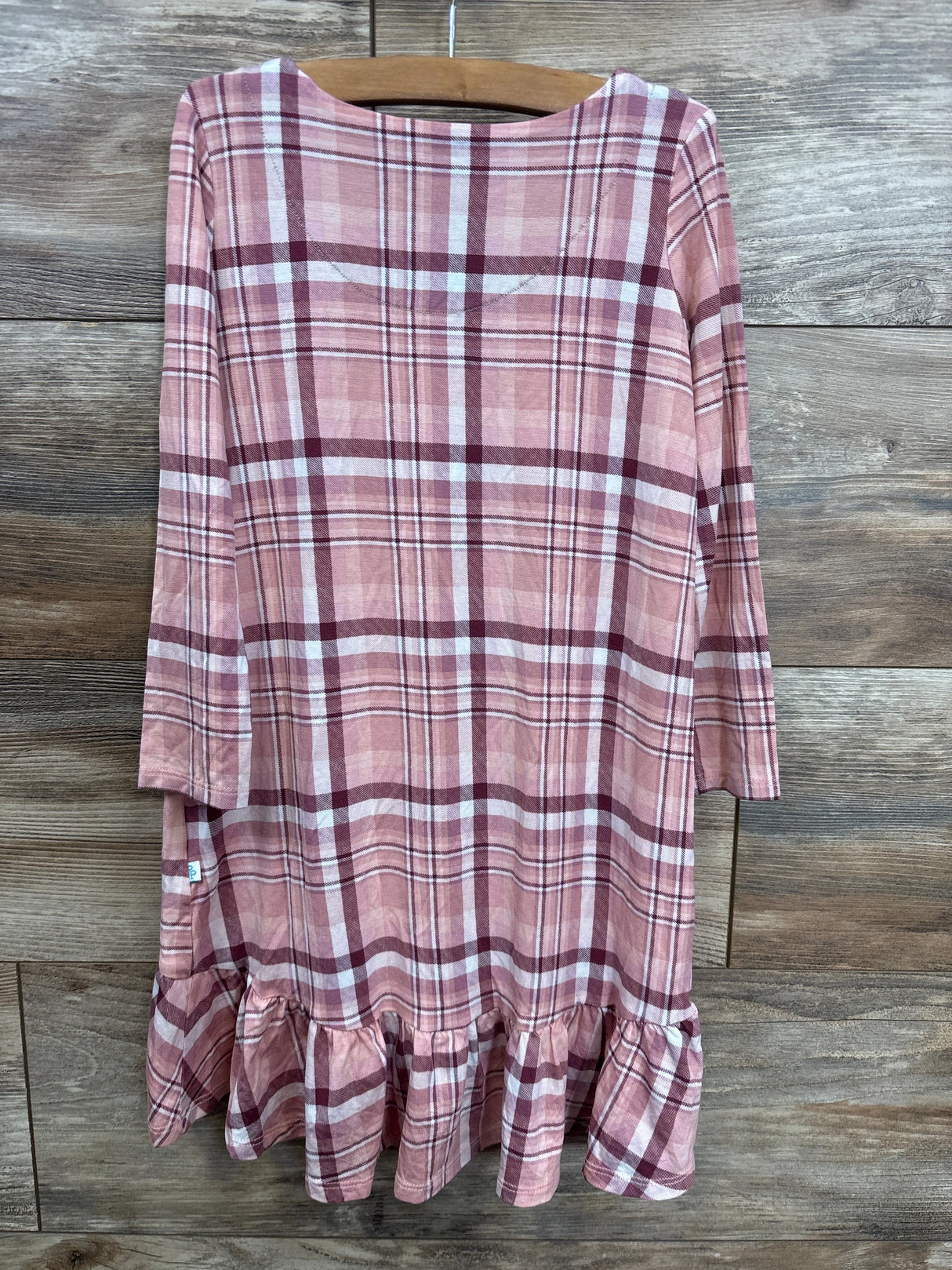 Posh P. Long Sleeve Henley Hi Low Dress - Stephanie Pink sz 4T