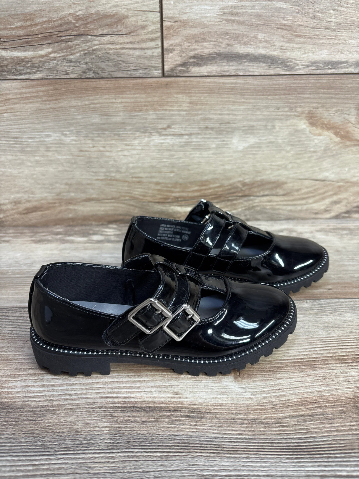 Self Esteem Mary Jane Platform Dress Flats, Black sz 12c