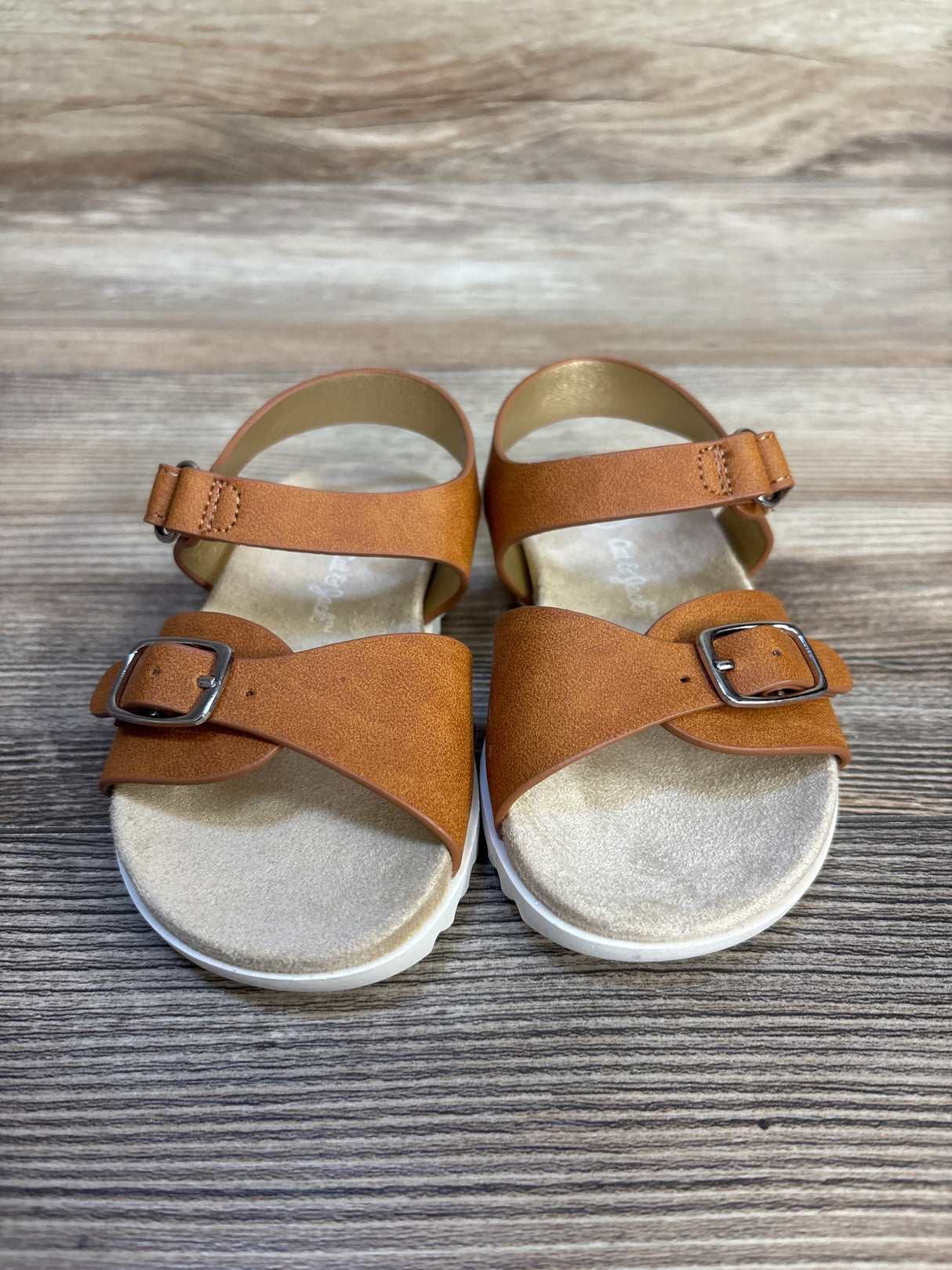 Cat & Jack Shaelyn Sandals Cognac sz 6c