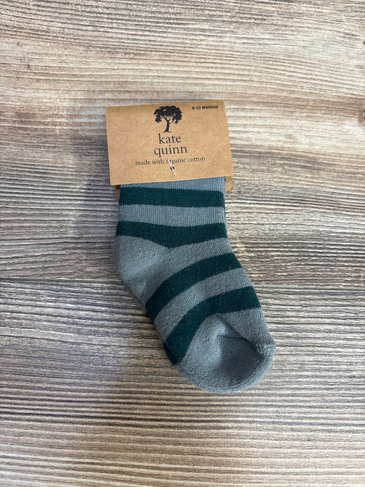 NEW Kate Quinn Socks in Forest Stripe sz 6-12m - Me n Mommy To Be