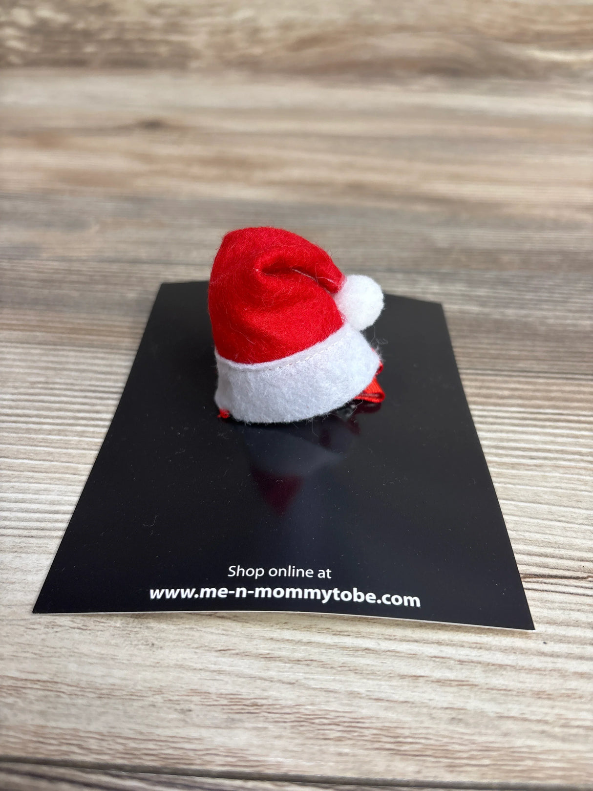 NEW Fold Over Santa Hat Hair Bow