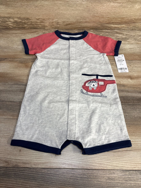 NEW Carter's Shortie Romper Red/Grey sz 24m - Me n Mommy To Be