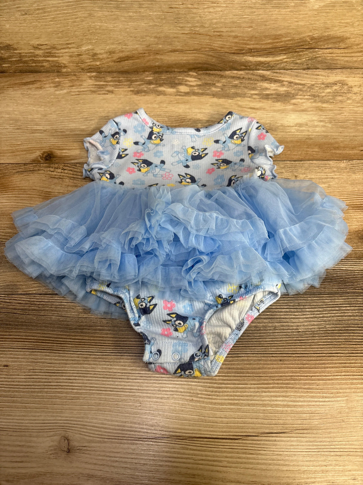 Bluey Lace Tulle Bodysuit Blue sz 6-9m