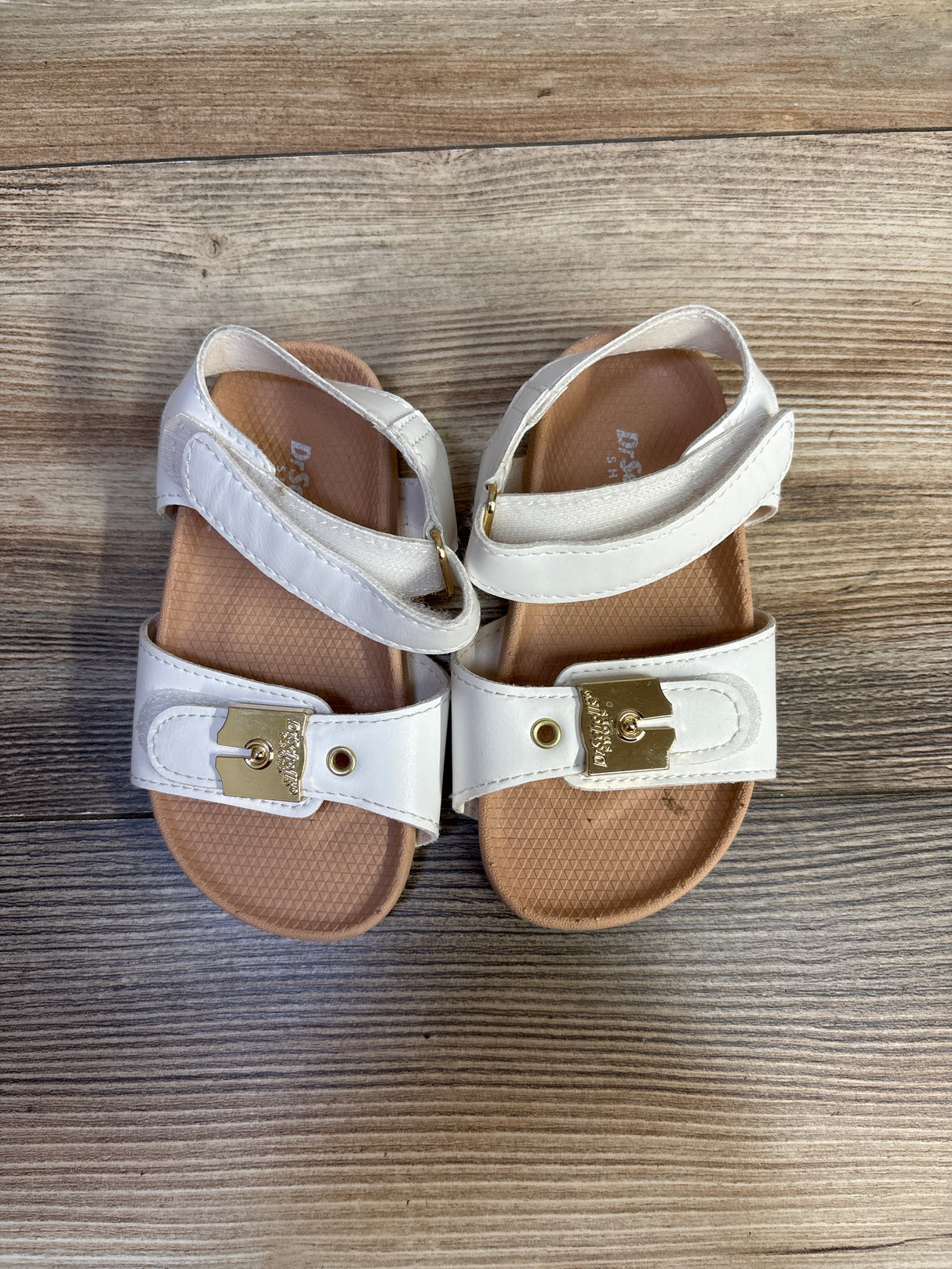 Dr. Scholls Double Strap Sandals White sz 7c