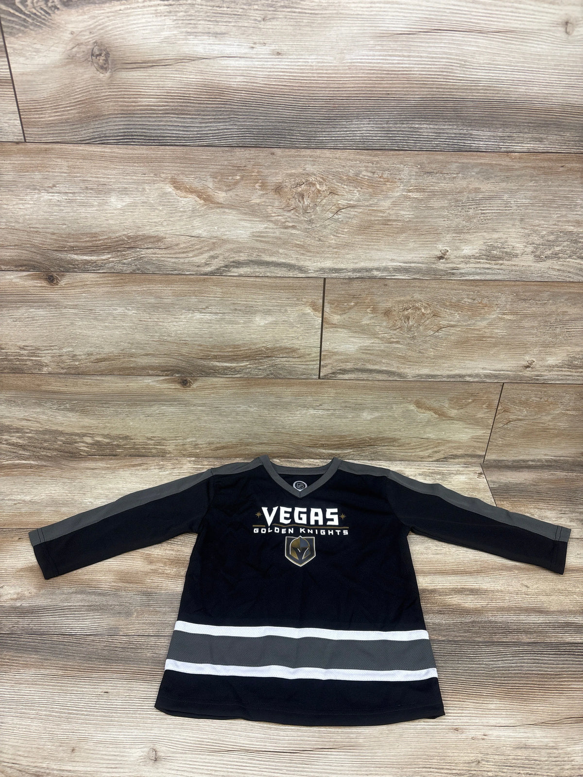 NHL Vegas Golden Knights Jersey Shirt Black sz 4T