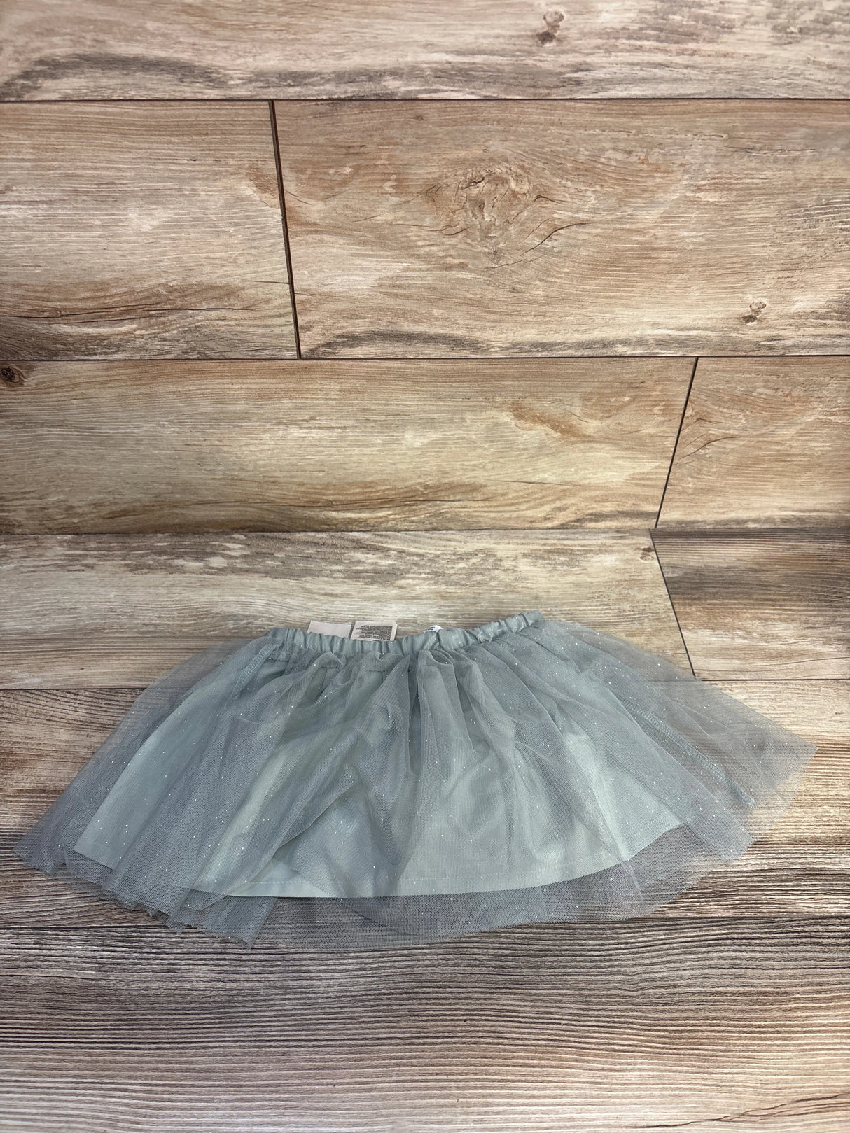 H&M Glitter Tulle Skirt Green sz 2T