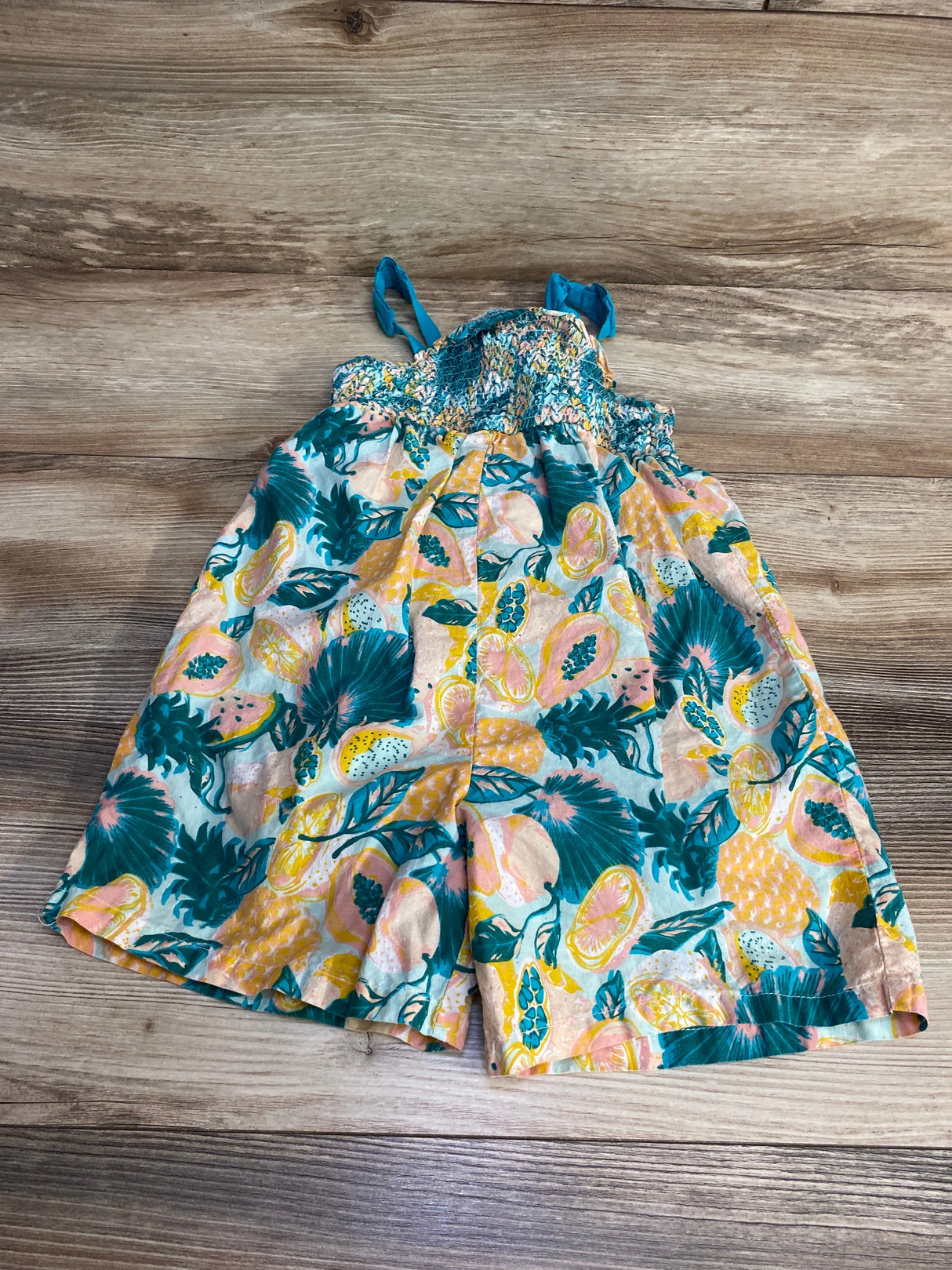 Tommy Bahama Smocked Romper Blue sz 2T - Me n Mommy To Be