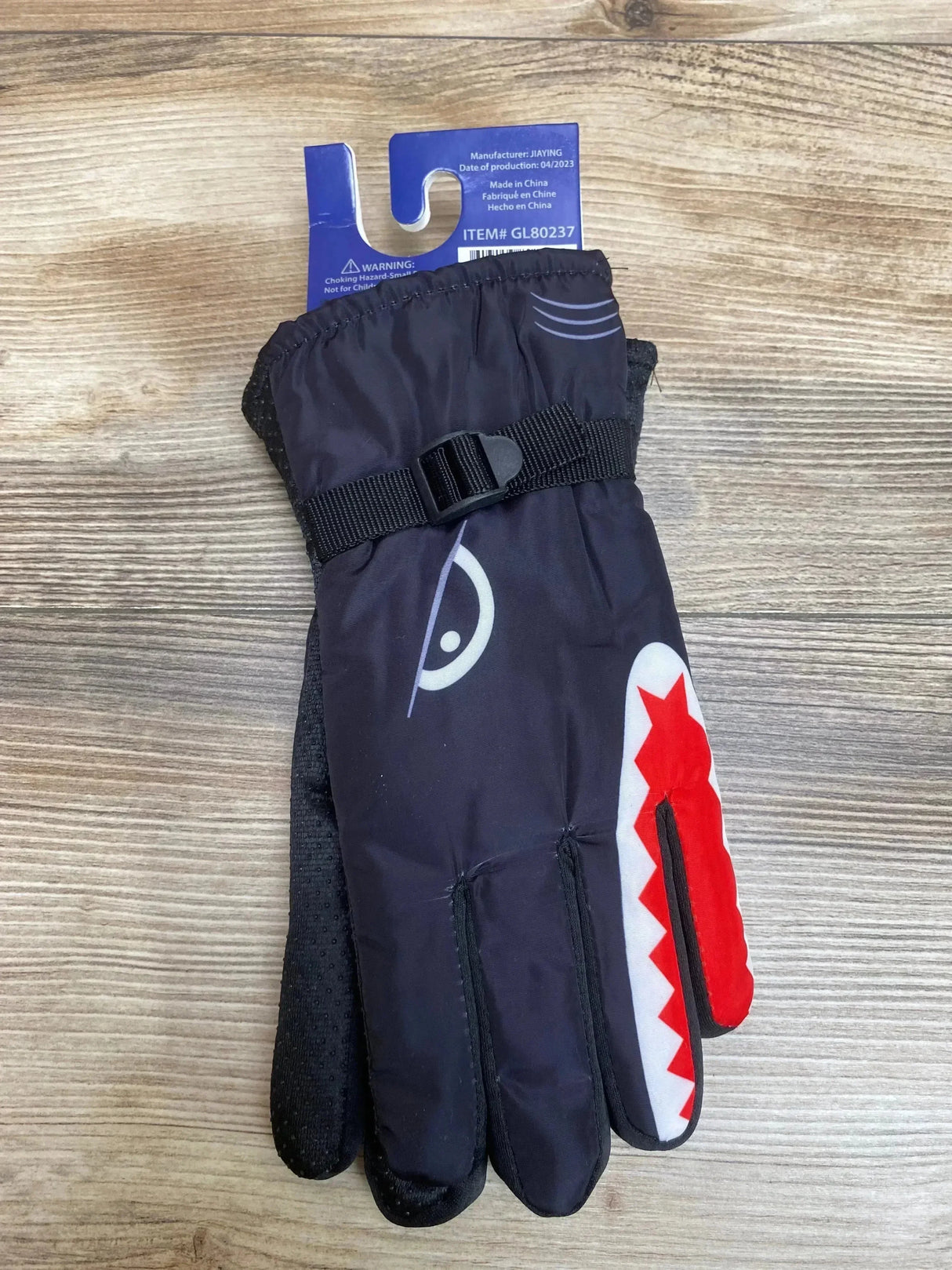 NEW ThermaWear Kid's Shark Winter Ski Gloves Black - Me n Mommy To Be