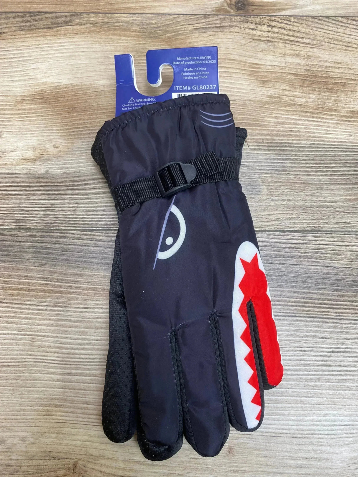 NEW ThermaWear Kid's Shark Winter Ski Gloves Black - Me n Mommy To Be