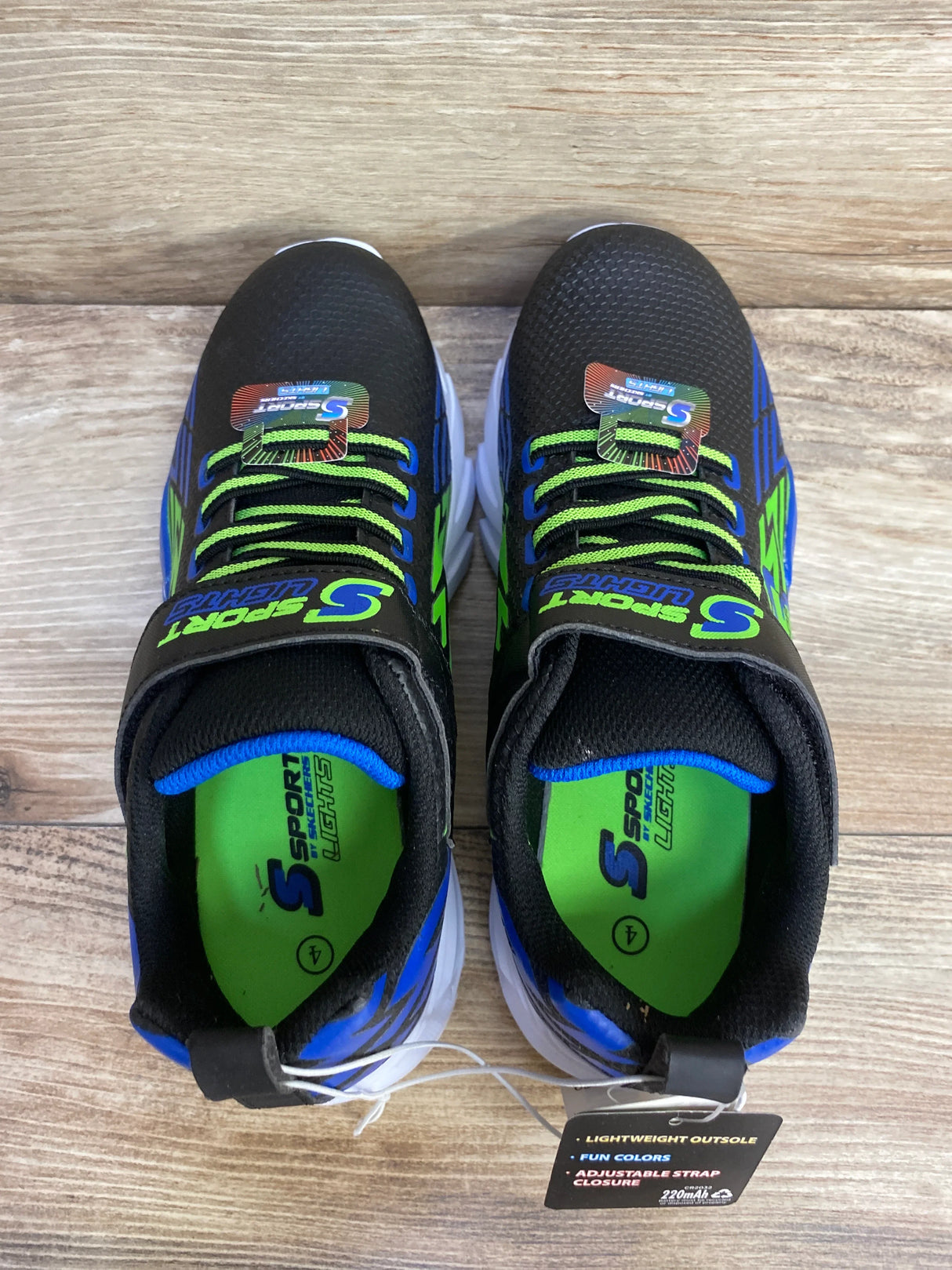 NEW S Sport By Skechers Lights Ottis Performance Sneakers sz 4Y - Me n Mommy To Be