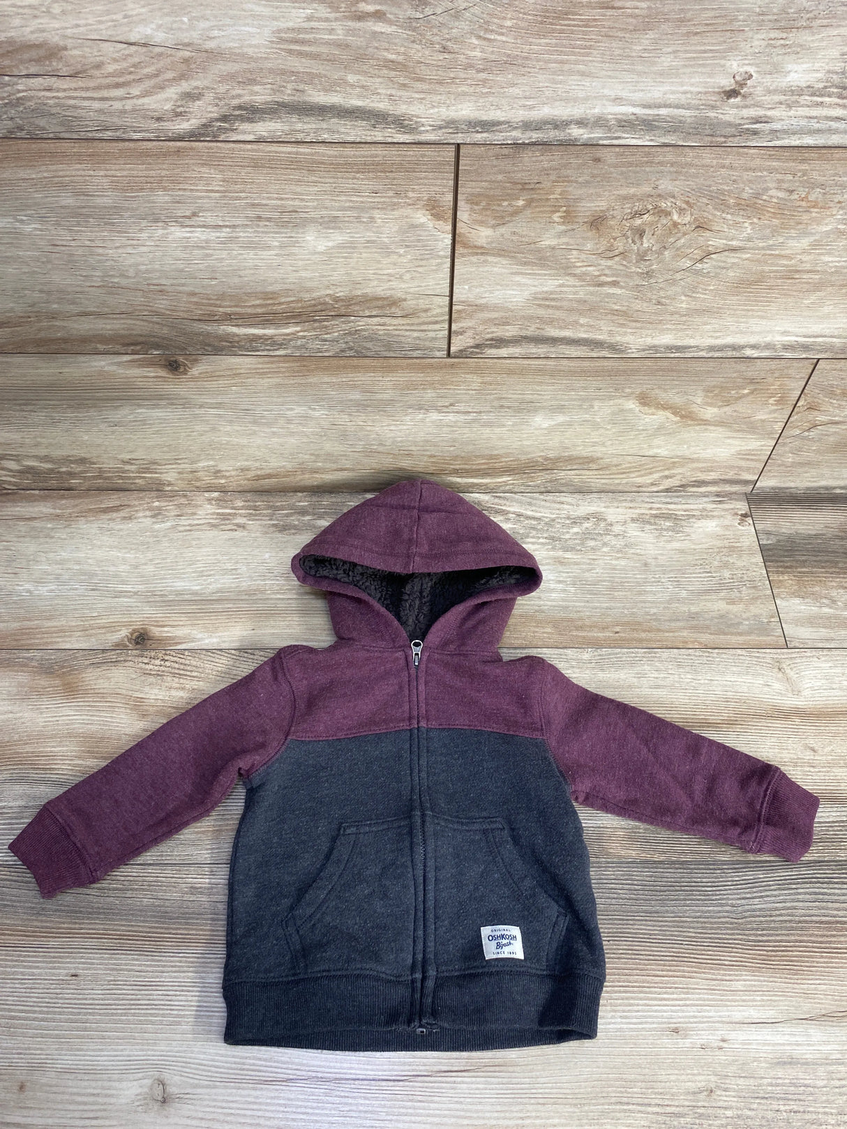 OshKosh Full-Zip Jacket Maroon sz 12m