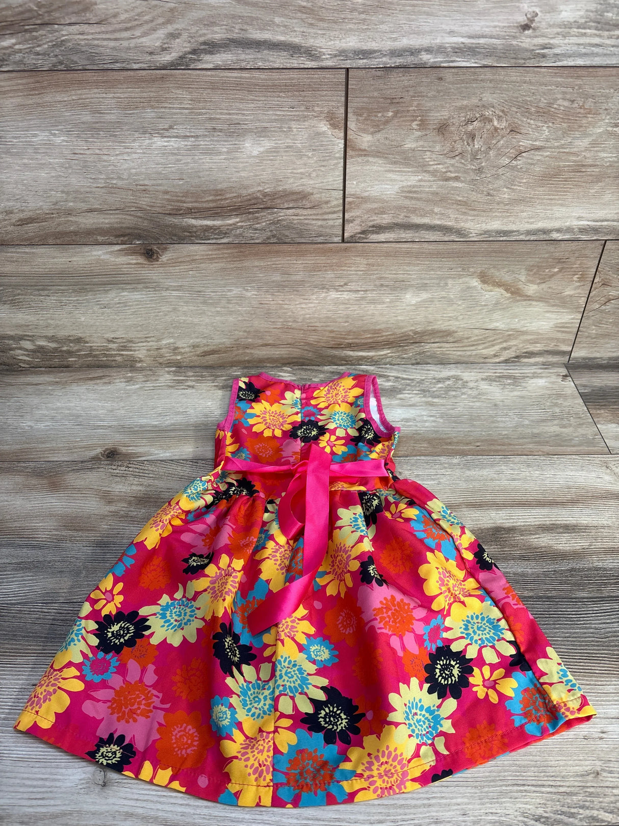 Kidapeise Floral Sleeveless Dress Pink sz 2T