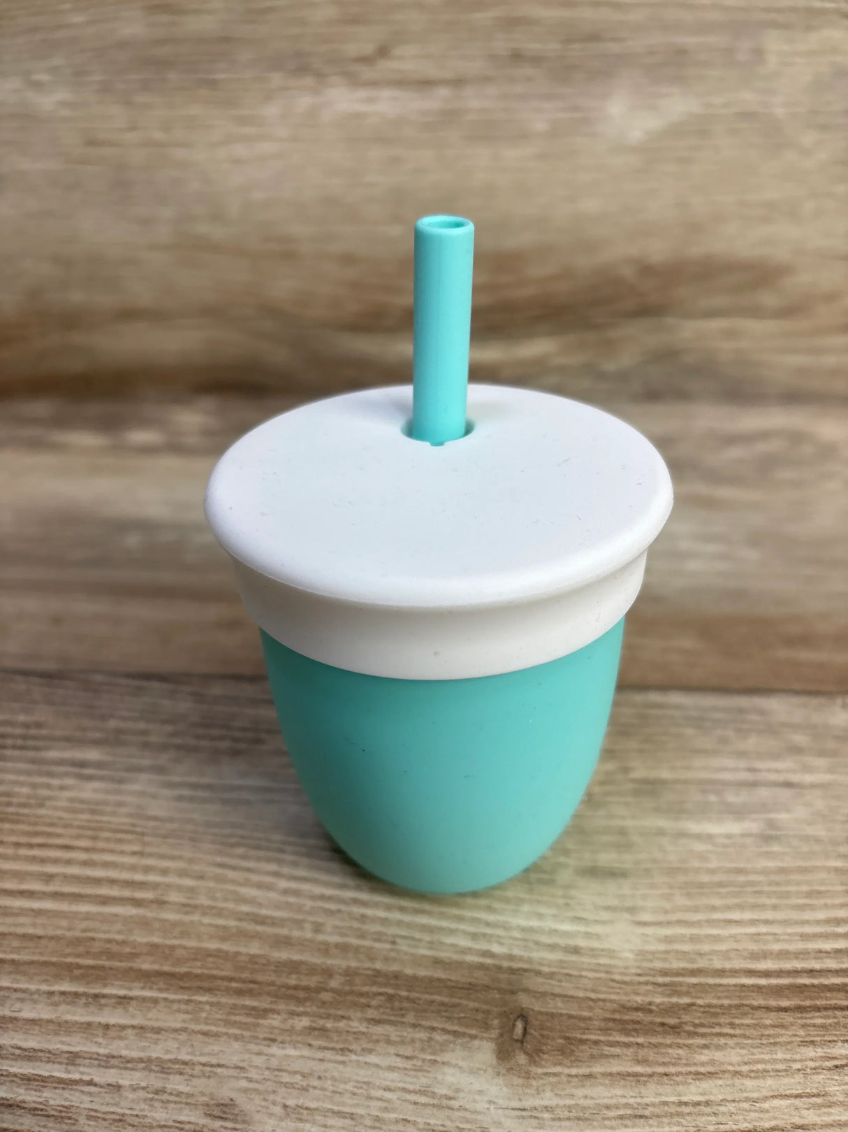 Munchkin C'est Silicone! Training Cup with Straw, Blue 4oz