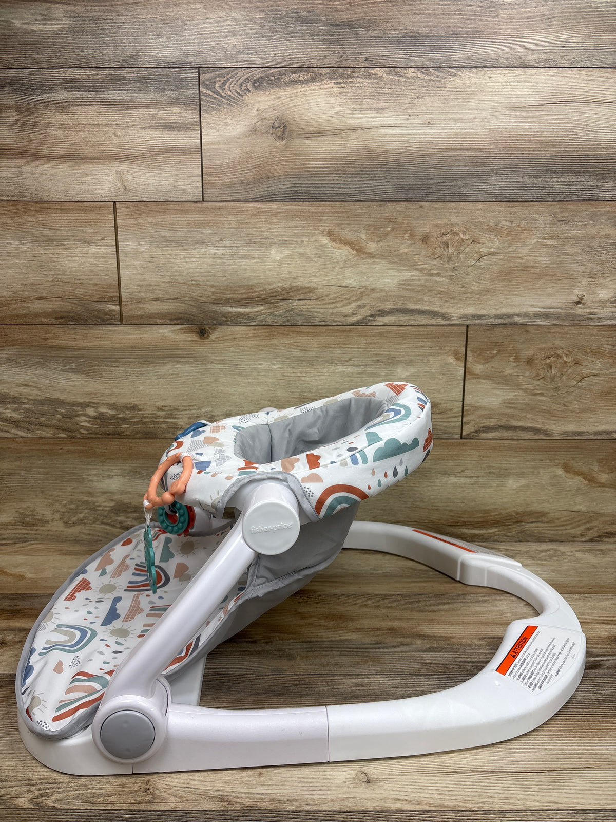 Fisher Price Sit-Me-Up Floor Seat in Rainbow Showers