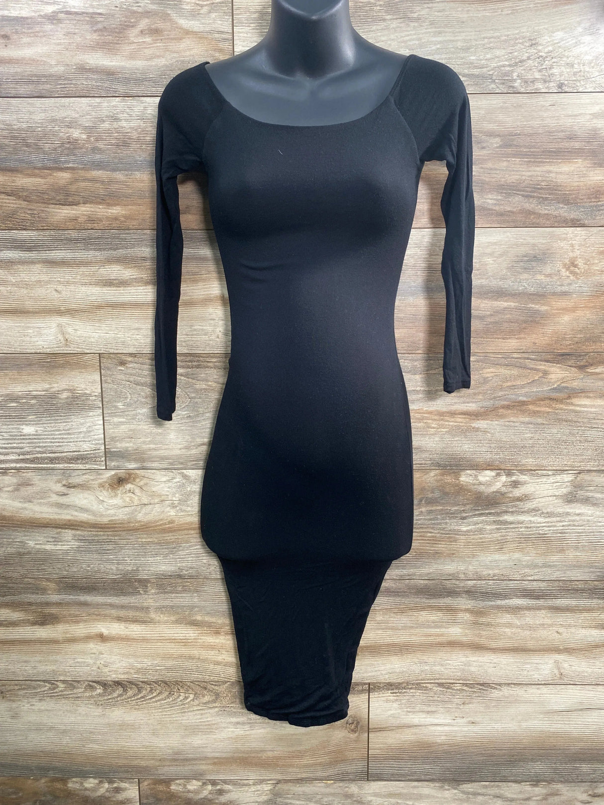 Baby Mama Naked Wardrobe Bodycon Dress Black sz XS - Me n Mommy To Be