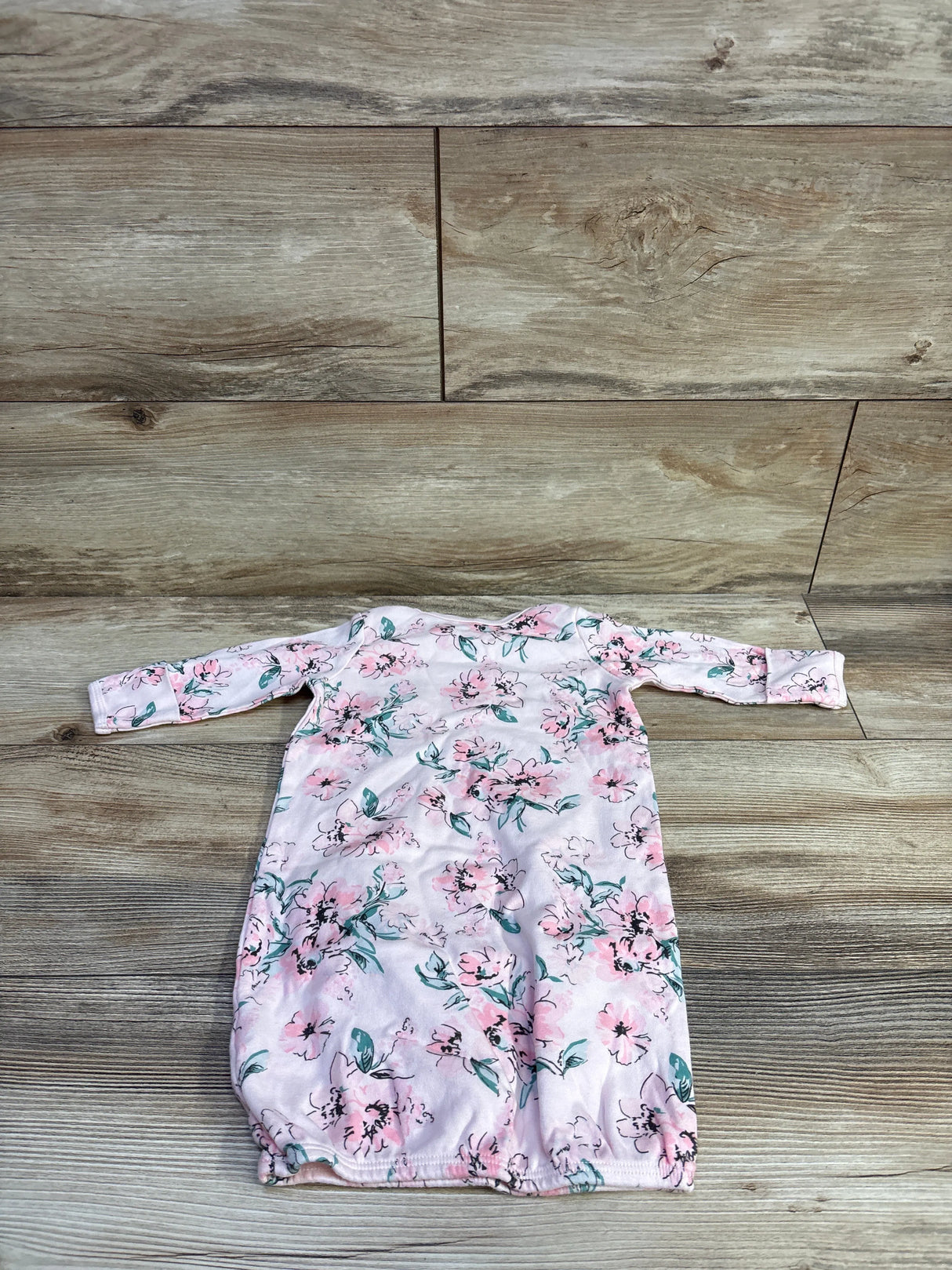 Little Me Floral Sleep Gown Pink sz 0-3m