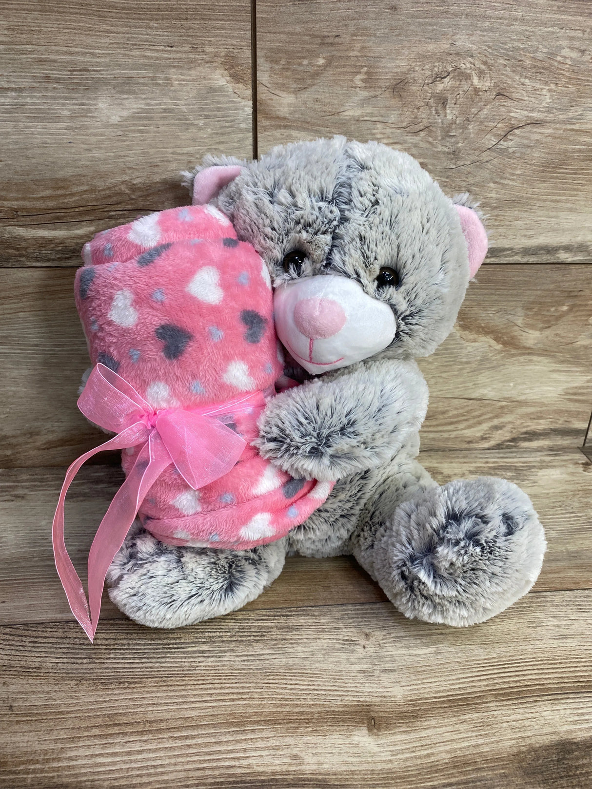 Tom's Toys Plush Bear & Blanket - Me n Mommy To Be