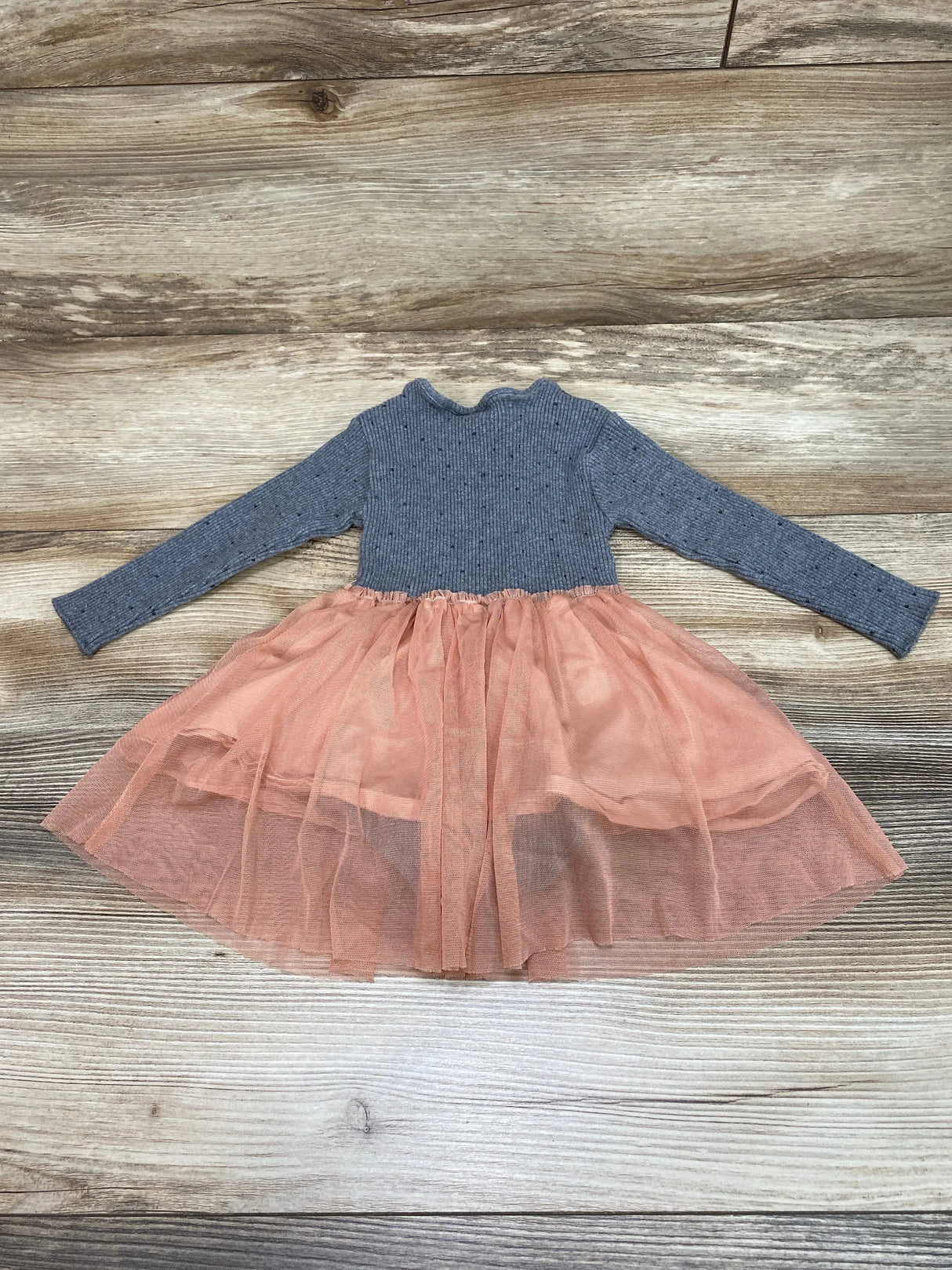 Zara Baby Bodysuit Tulle Dress Grey sz 6-9m - Me n Mommy To Be