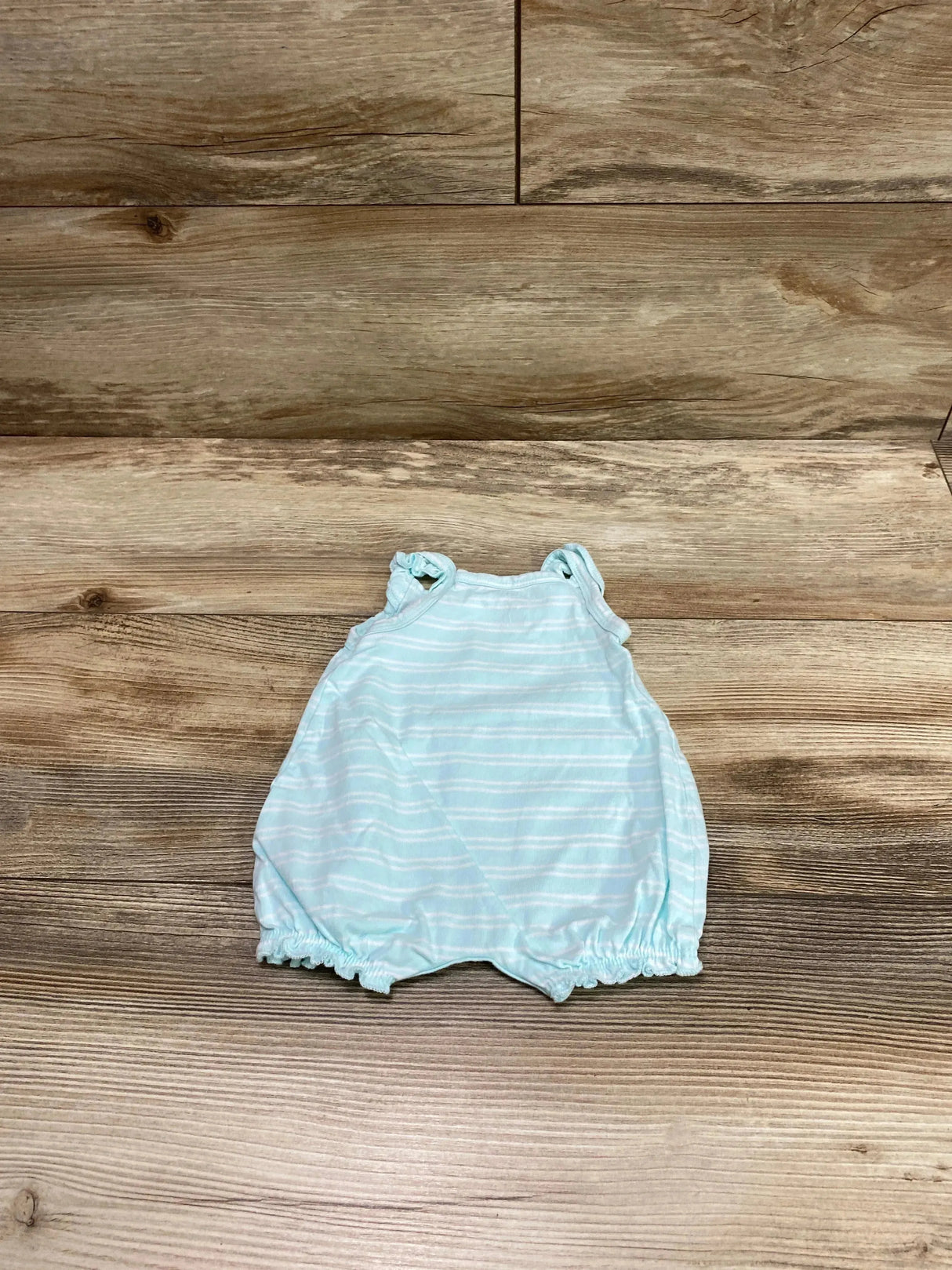 Carter's Sleeveless Striped Shortie Romper Blue sz Newborn - Me n Mommy To Be