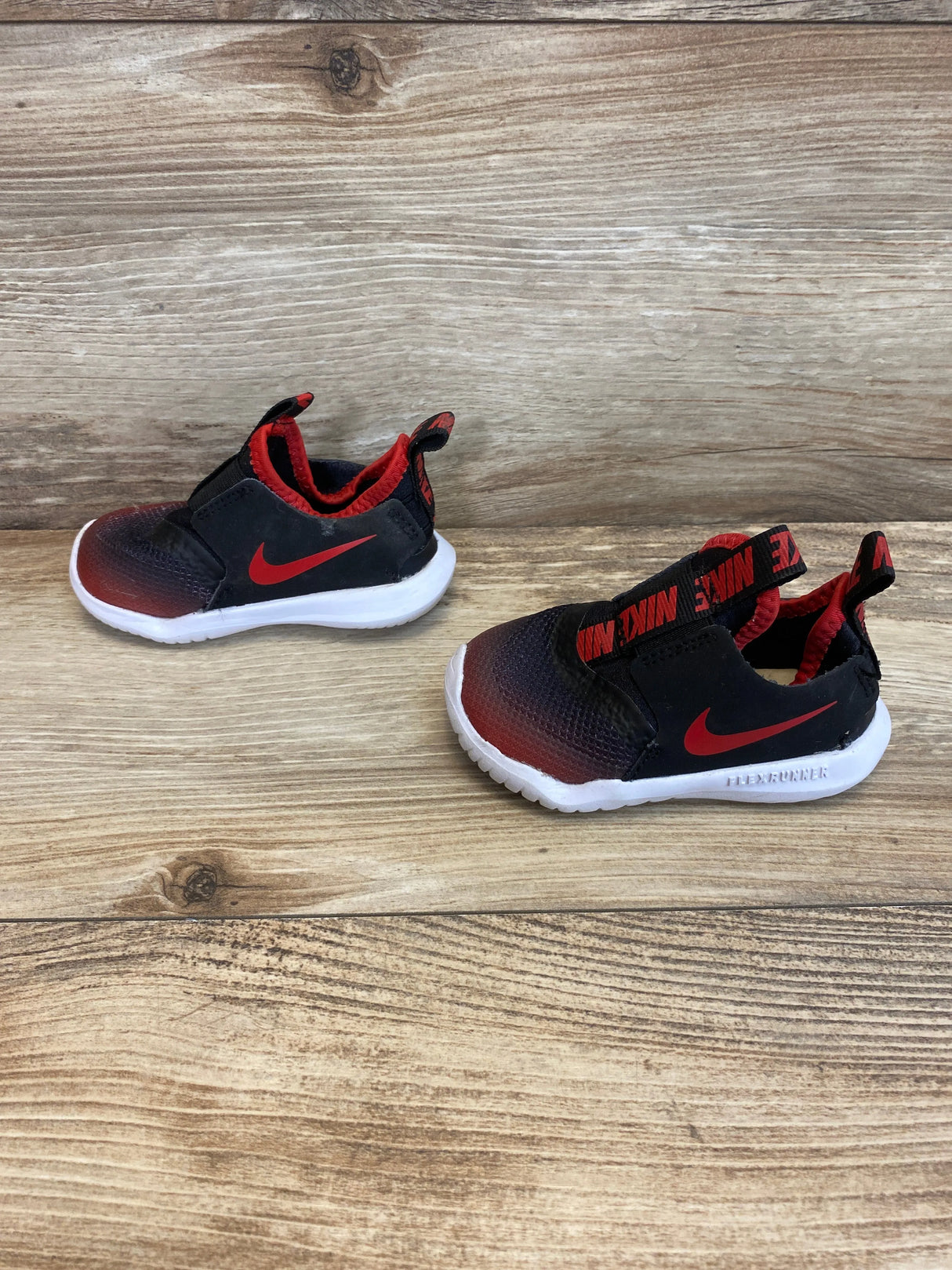 Flex Runner TD 'University Red Black' Sneakers sz 5c - Me n Mommy To Be