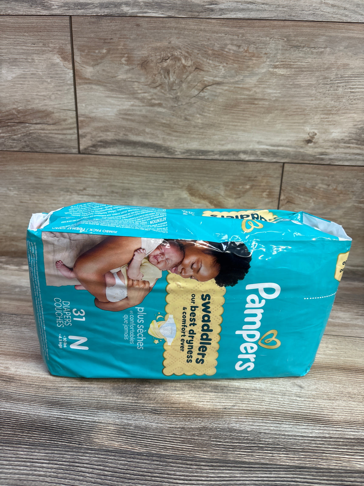 NEW Pampers Swaddlers Diapers, 31ct. Size Newborn