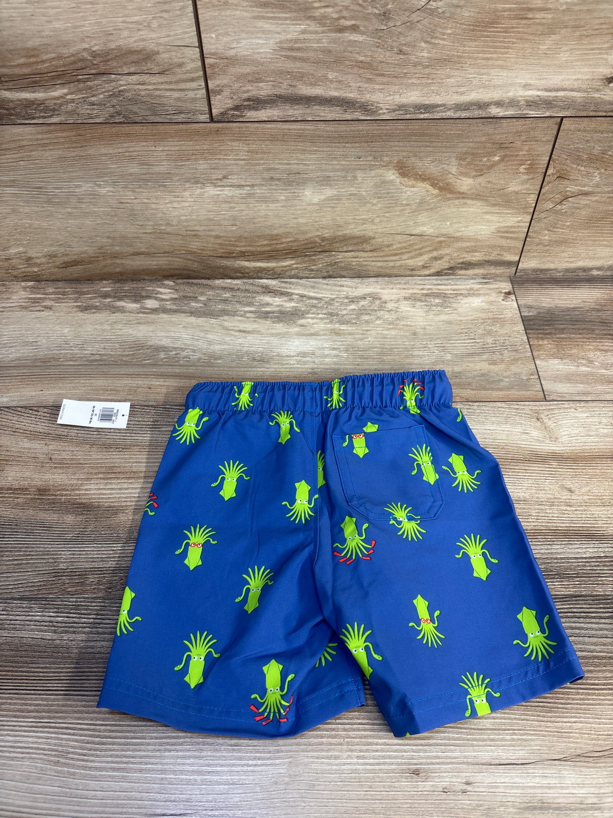 NEW Old Navy Squid Print Swim Trunks Blue sz 3T