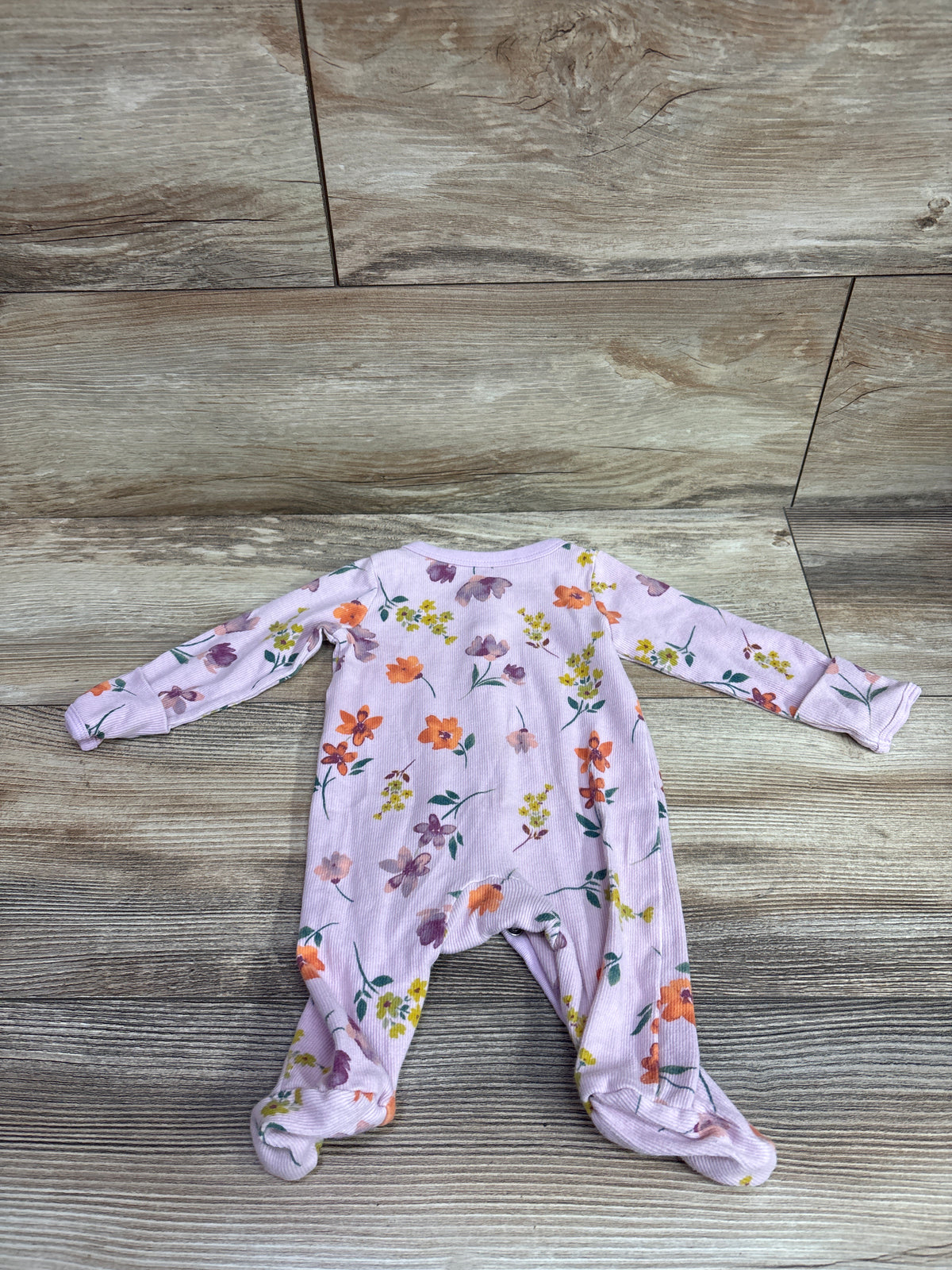 Carter's Ribbed Snap Sleeper Lilac sz Newborn