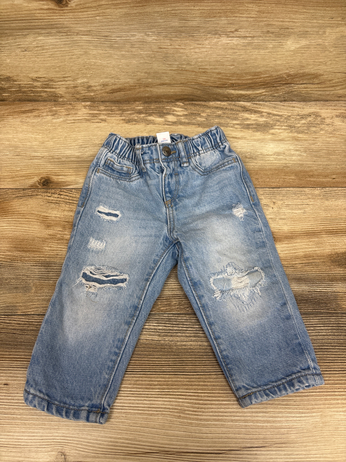 Old Navy Distressed Pull-On Jeans Blue sz 6-12m