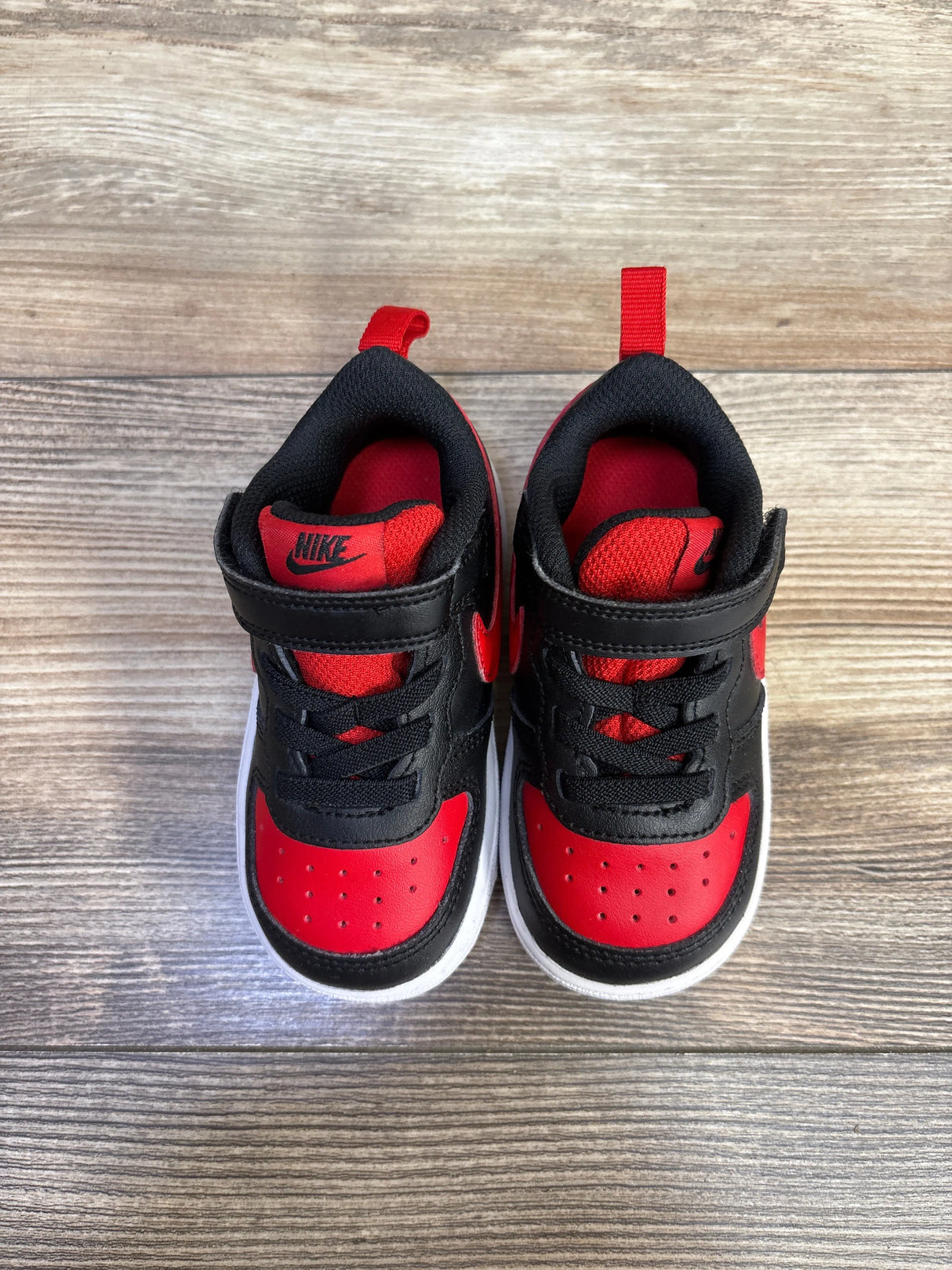 Nike Court Borough Low 2 TDV 'Bred' Sneakers sz 6c