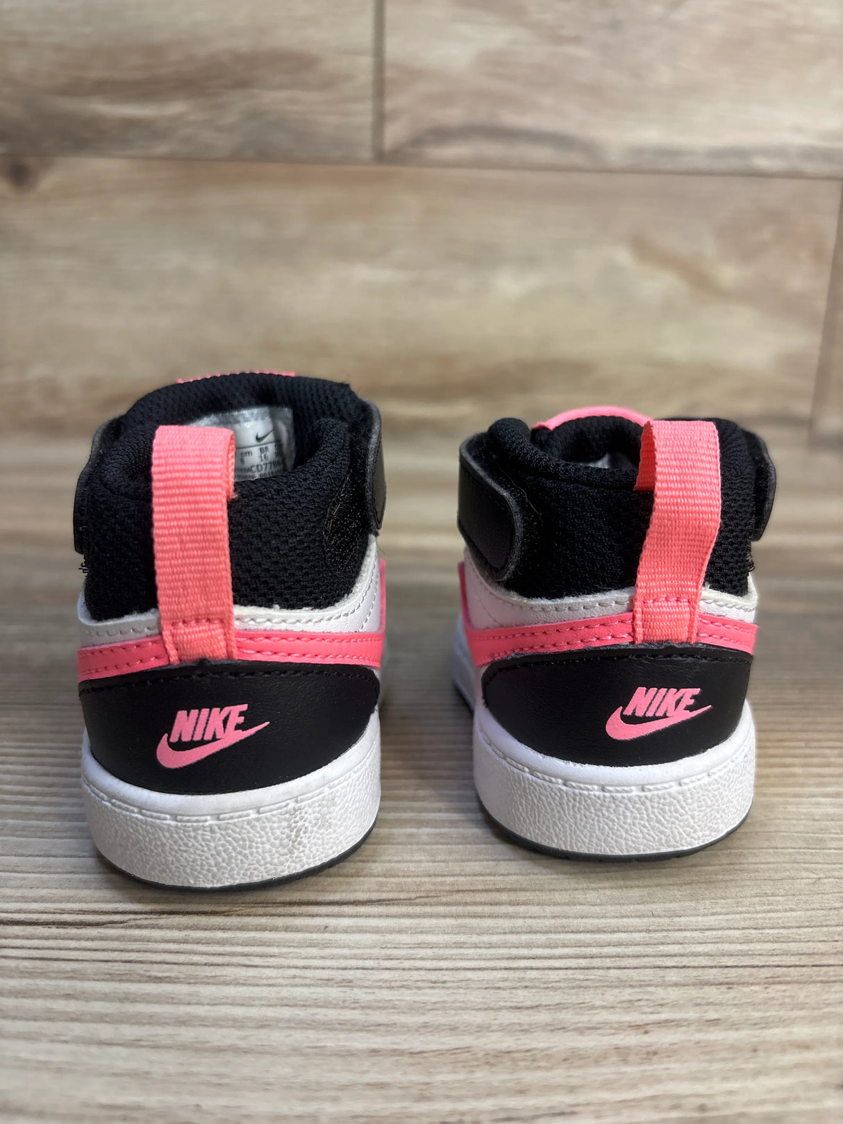 Nike Court Borough Mid 2 TD 'White Sunset Pulse' Sneakers sz 2c