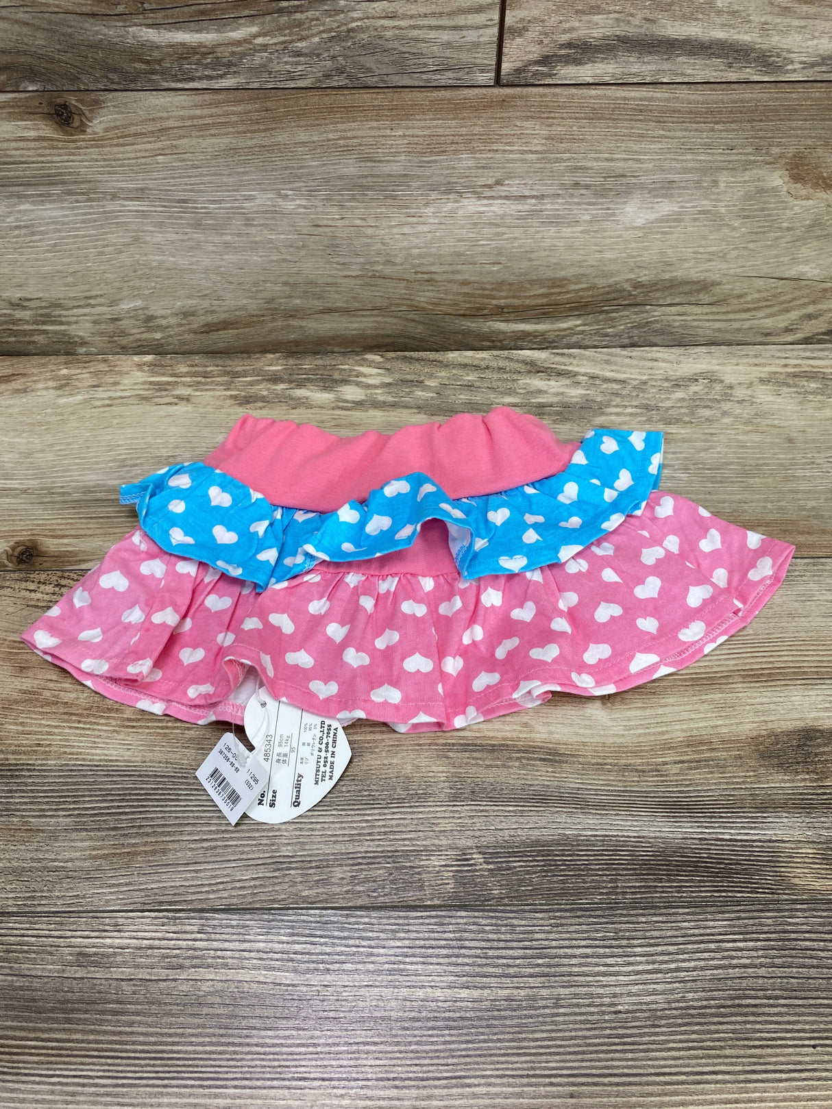 NEW Candy Heaven Tiered Heart Print Skirt Pink sz 18m - Me n Mommy To Be