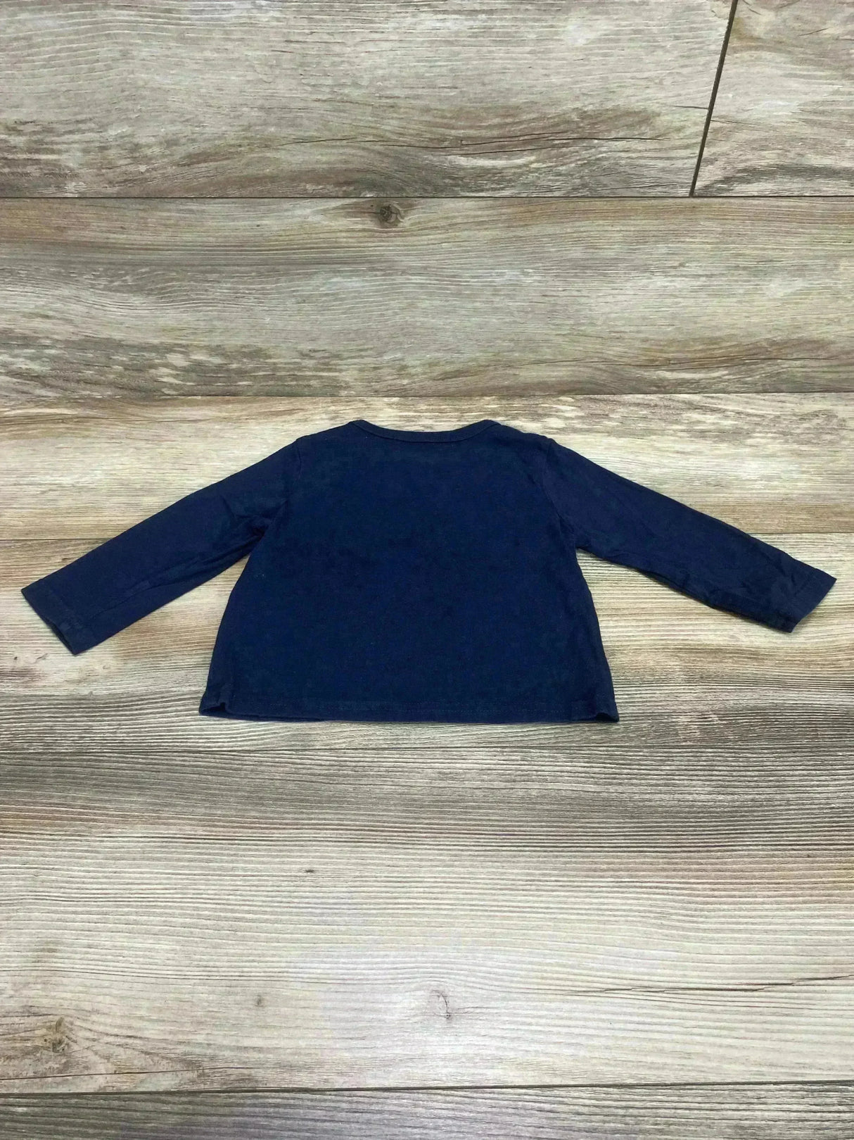Children's Place Long Sleeve Shirt Navy sz 9-12m - Me n Mommy To Be