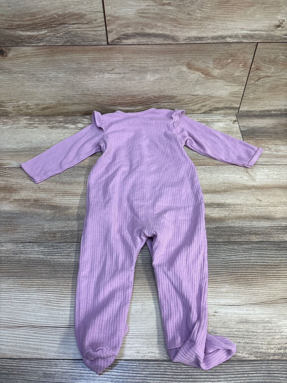Carter's Ribbed Footed Coverall Purple sz 9m