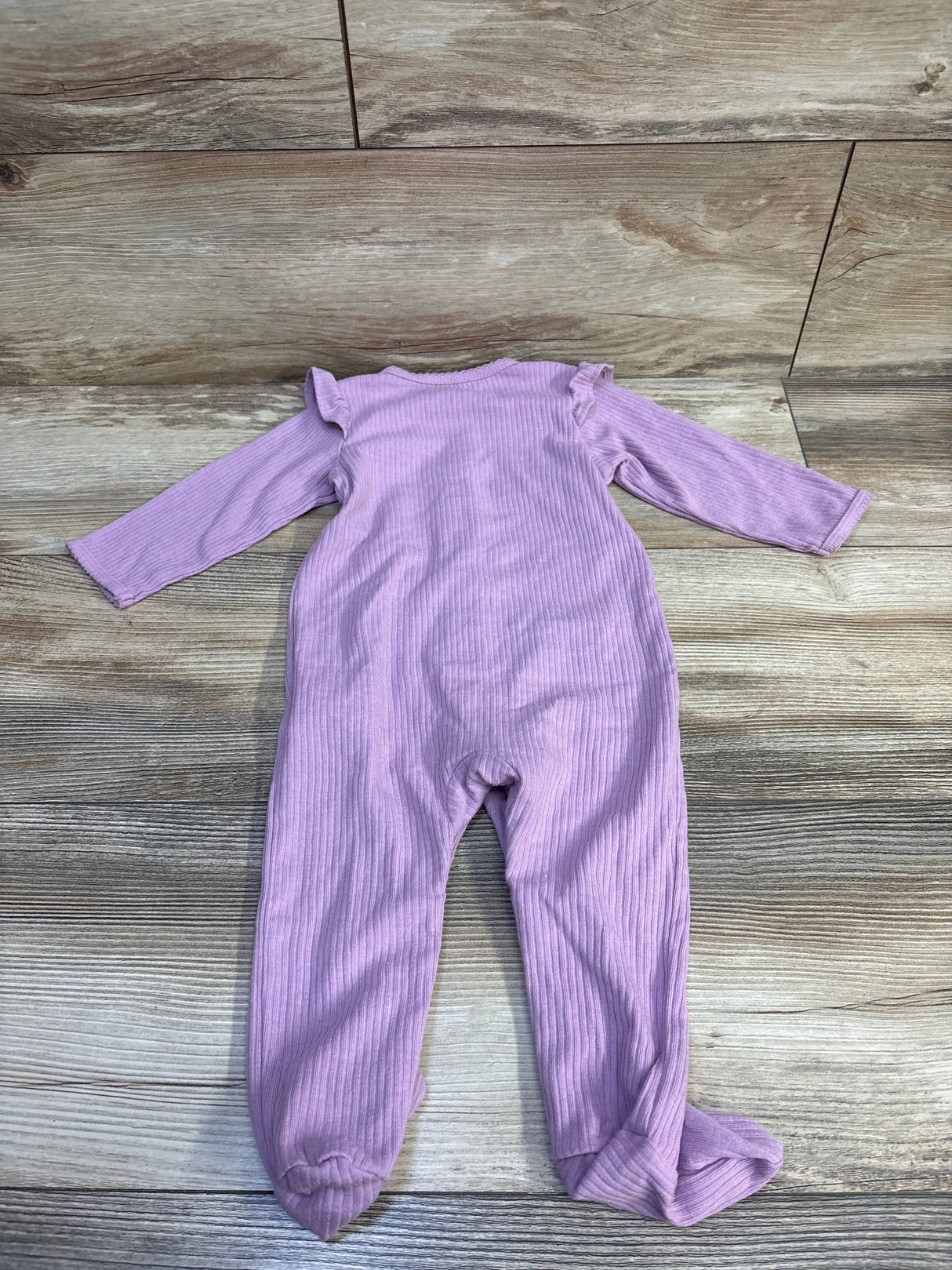 Carter's Ribbed Footed Coverall Purple sz 9m