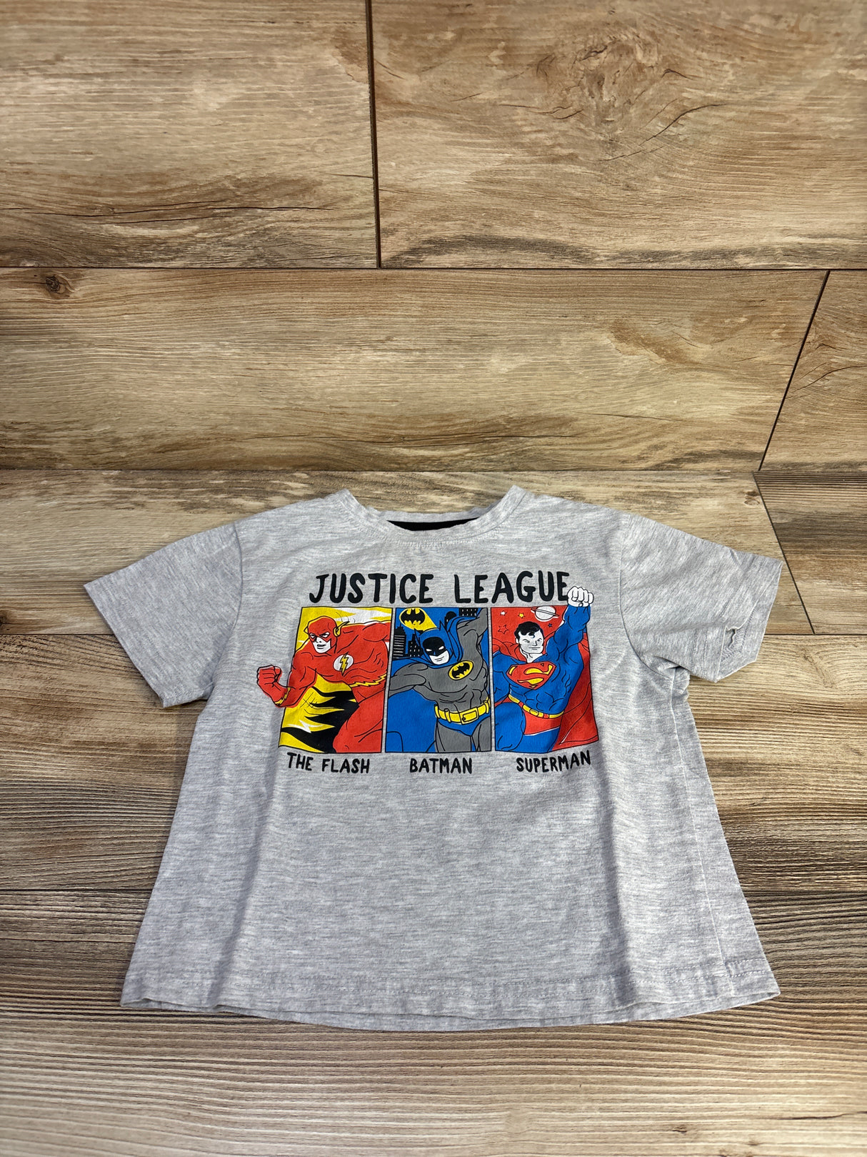 Justice League Shirt Grey sz 4T