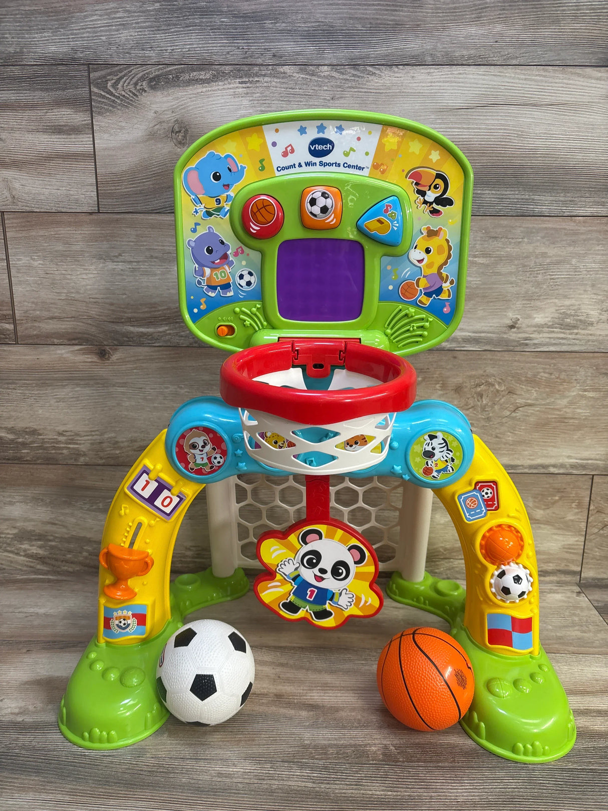 VTech Count & Win Sports Center with Basketball and Soccer Ball